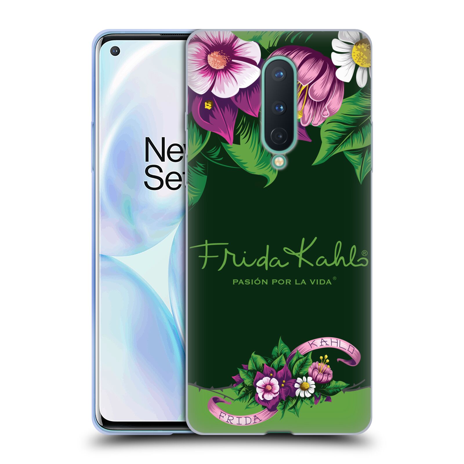 ÉTUI GEL en ligne SOUPLE OFFICIEL FRIDA KAHLO FLEURS VIOLETTES POUR TÉLÉPHONES GOOGLE ONEPLUS