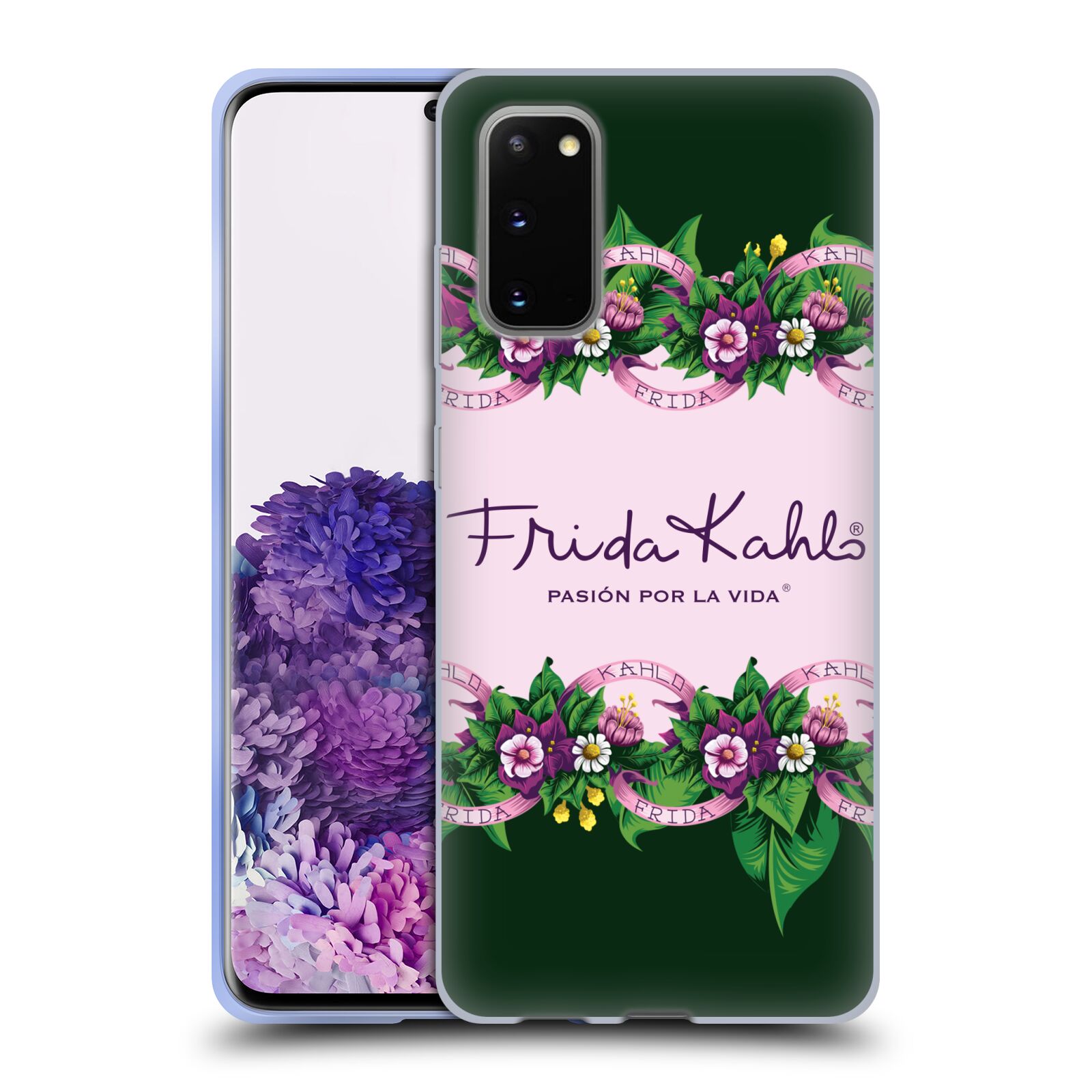 OFFICIAL FRIDA KAHLO PURPLE FLORALS SOFT GEL CASE FOR SAMSUNG PHONES 1 - Picture 9 of 17