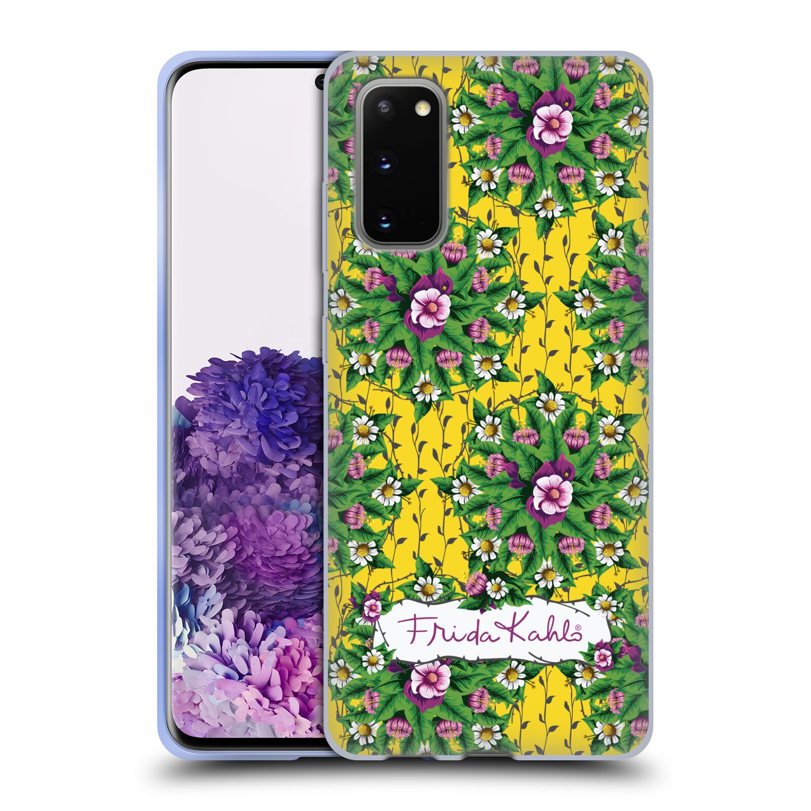 OFFICIAL FRIDA KAHLO PURPLE FLORALS SOFT GEL CASE FOR SAMSUNG PHONES 1 - Picture 14 of 17