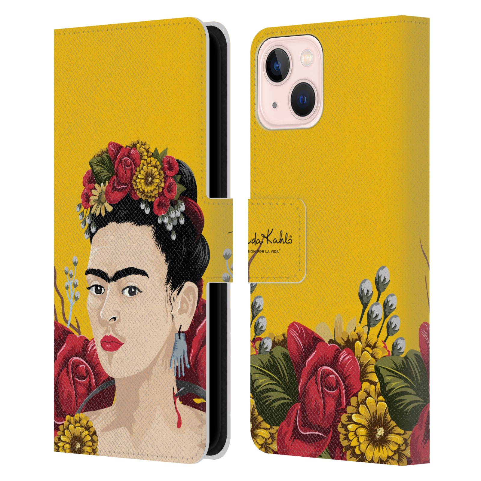 Portrait Leather Wallet Case for iPhone 13