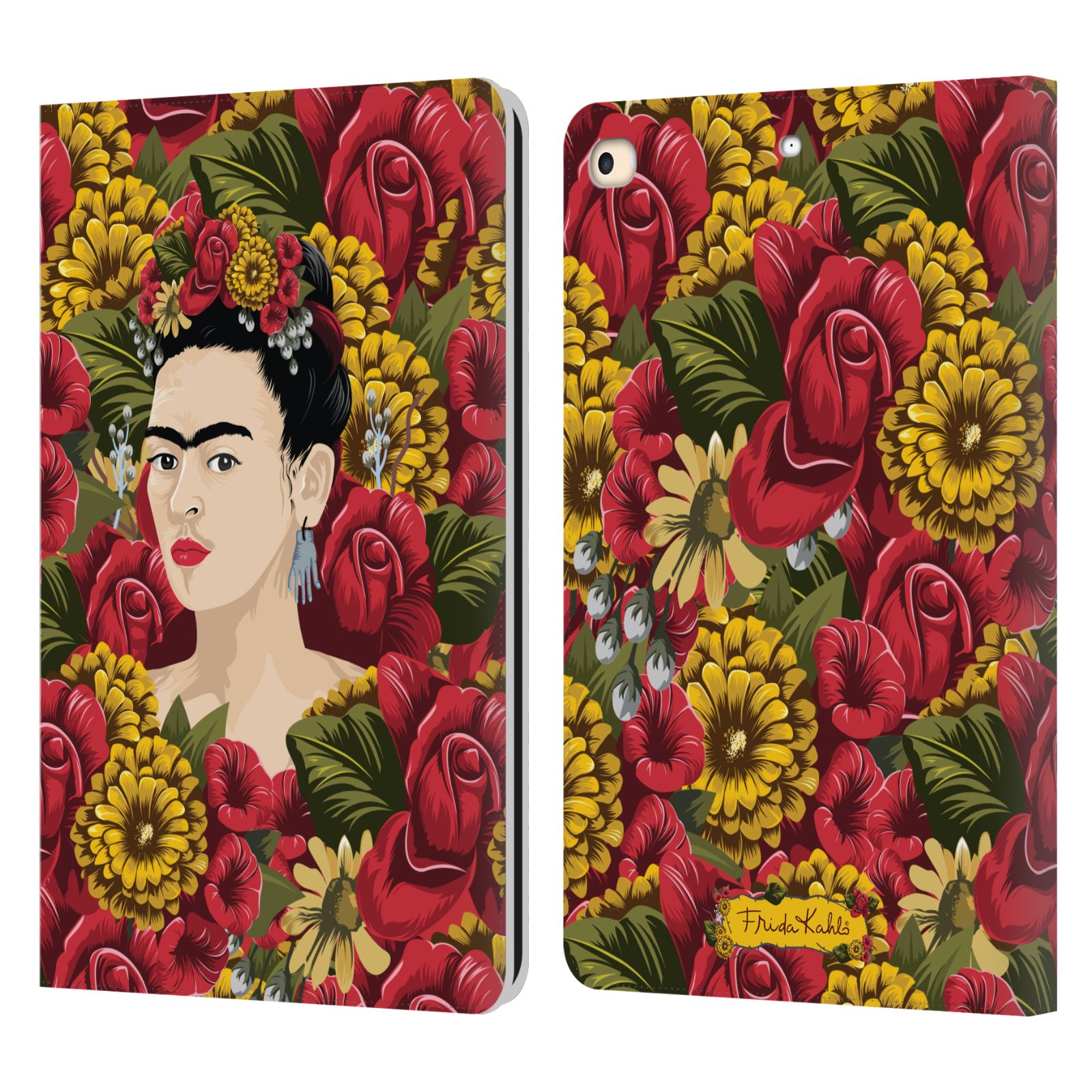 Portrait Pattern Leather Wallet Case for iPad 9.7″ (2017/2018)
