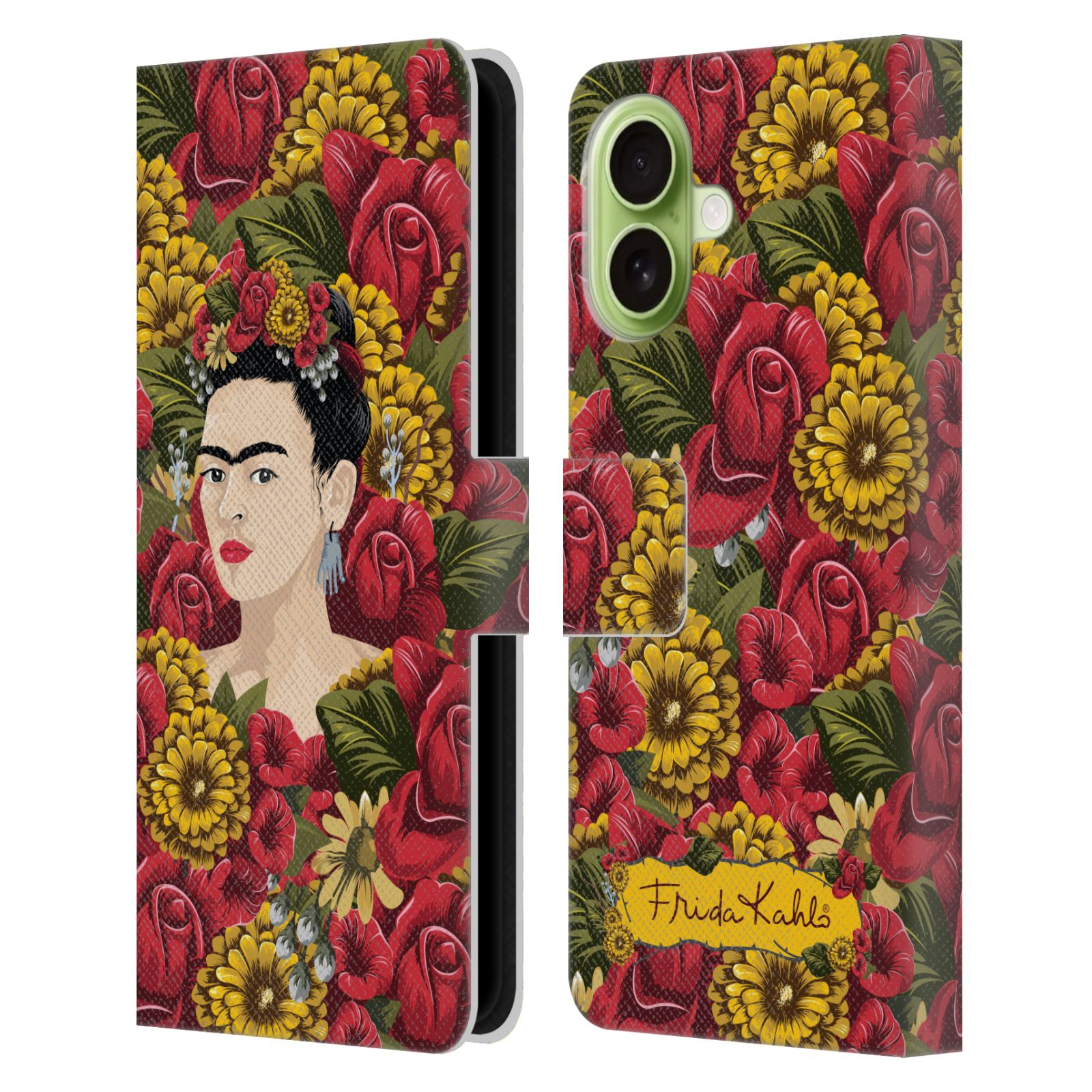 Portrait Pattern Leather Wallet Case for iPhone 17