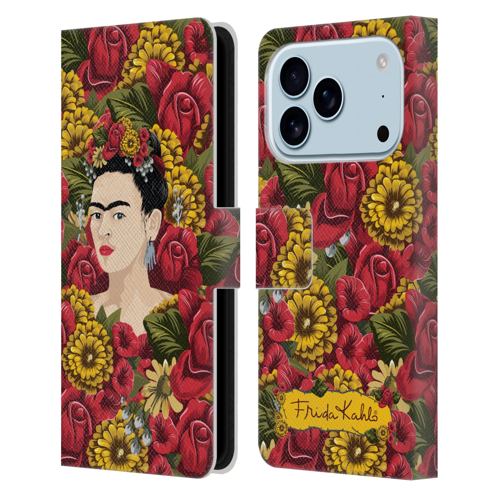 Portrait Pattern Leather Wallet Case for iPhone 17 Pro