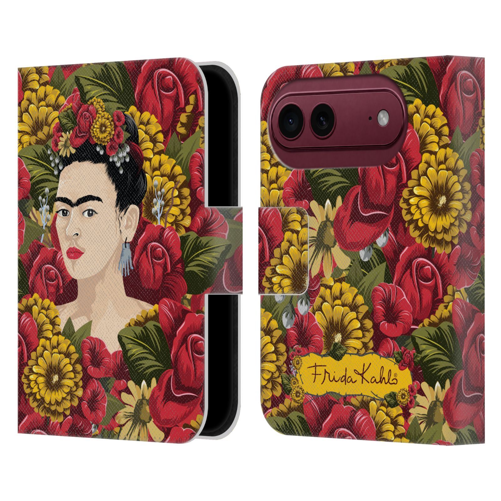 Portrait Pattern Leather Wallet Case for iPhone Duo