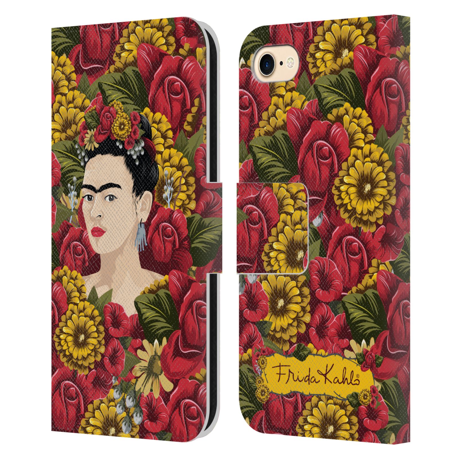 Portrait Pattern Leather Wallet Case for iPhone 7 / 8 / SE (2020, 2022)