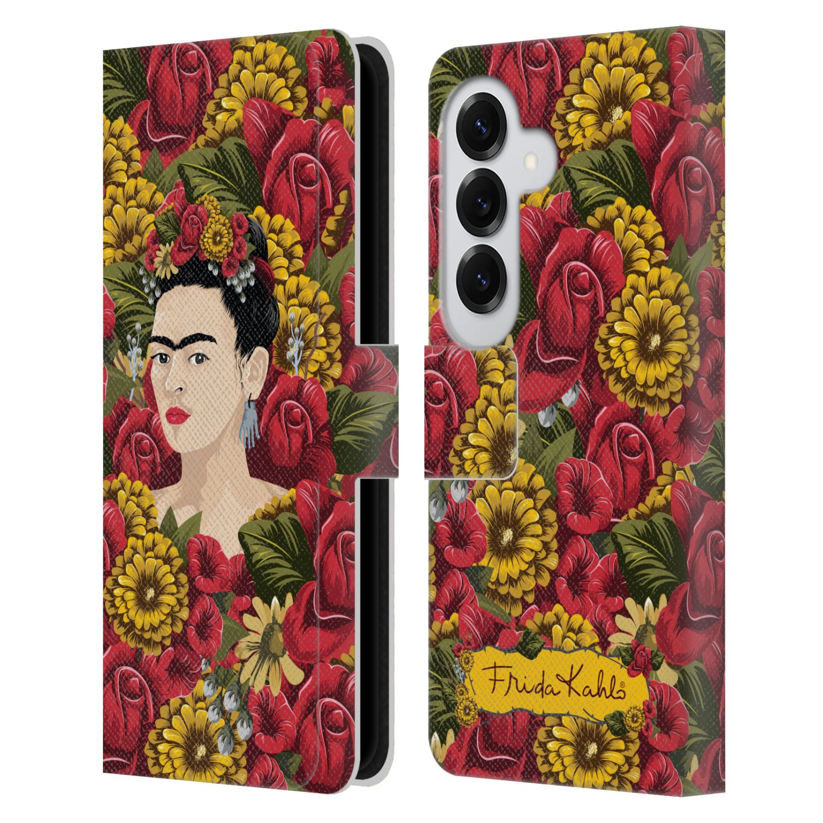 Portrait Pattern Leather Wallet Case for Galaxy S26