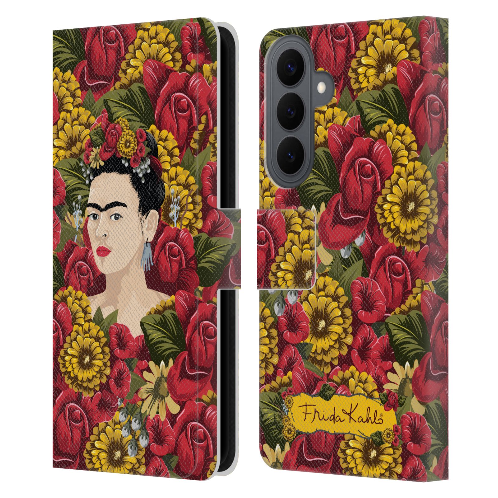 Portrait Pattern Leather Wallet Case for Galaxy S26 Plus