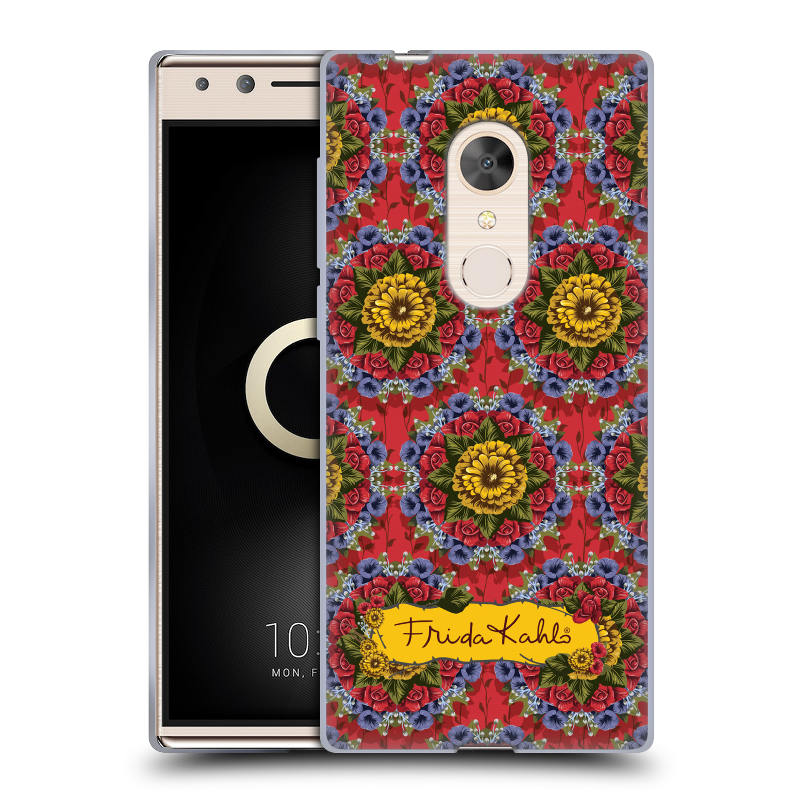 OFFICIAL FRIDA KAHLO RED FLORALS SOFT GEL CASE FOR ALCATEL PHONES - Picture 12 of 17