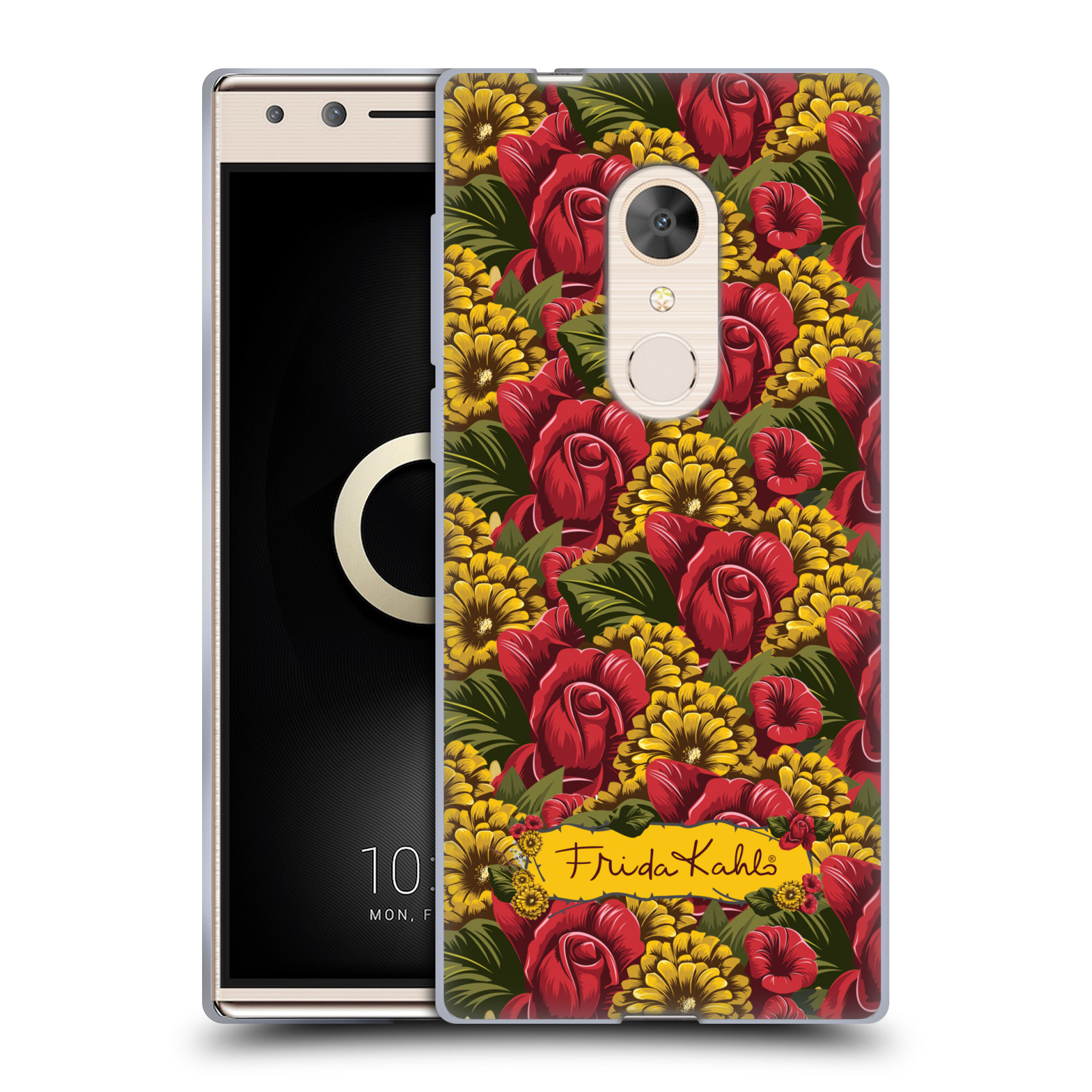 OFFICIAL FRIDA KAHLO RED FLORALS SOFT GEL CASE FOR ALCATEL PHONES - Picture 13 of 17