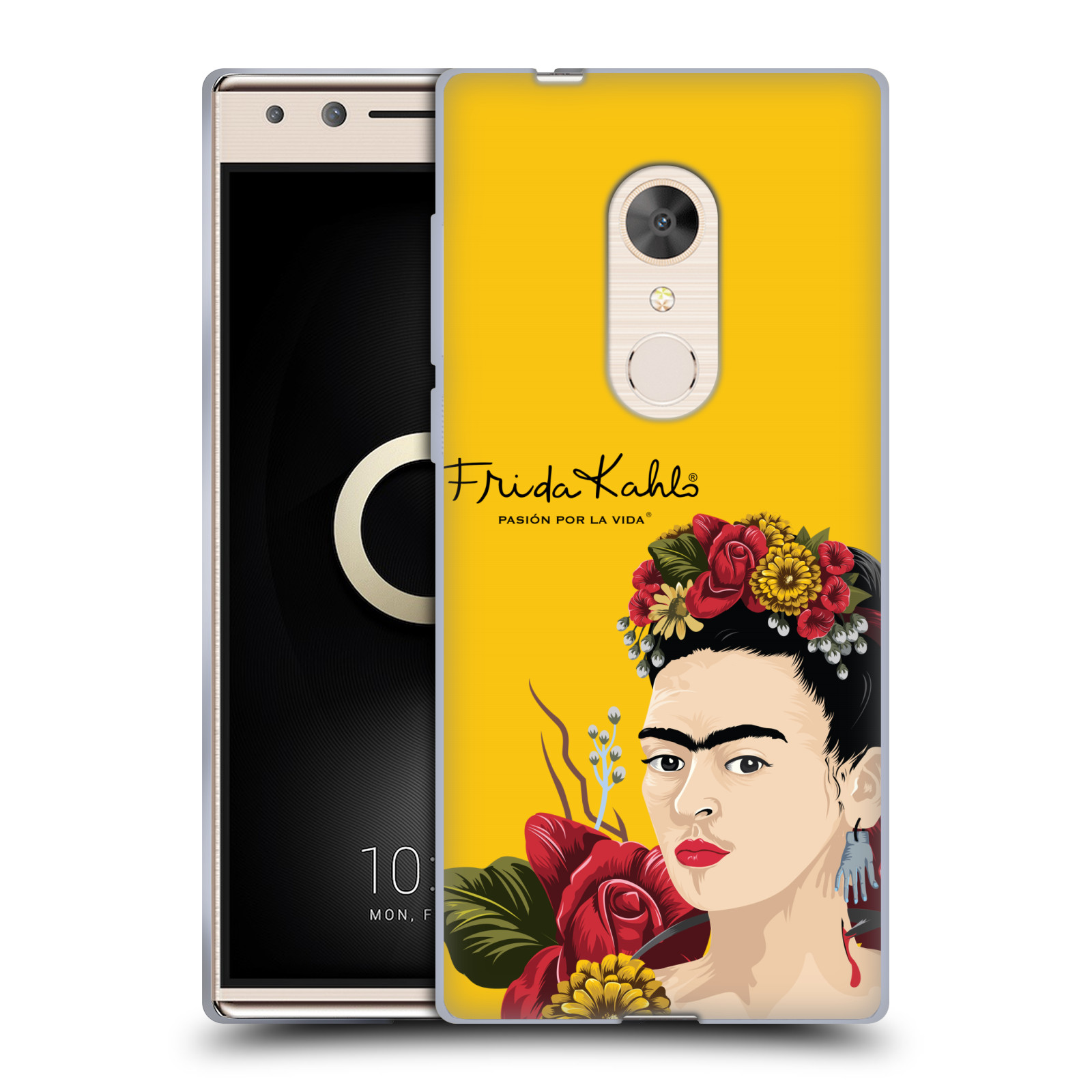 OFFICIAL FRIDA KAHLO RED FLORALS SOFT GEL CASE FOR ALCATEL PHONES - Picture 14 of 17