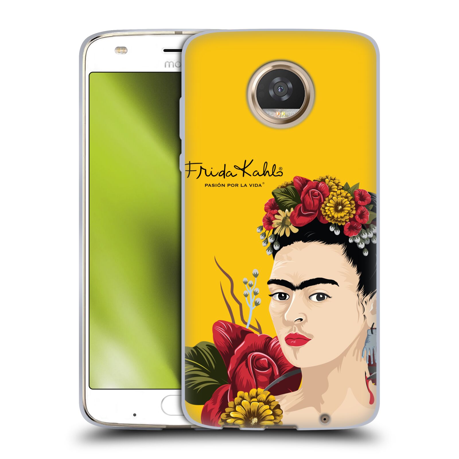 OFFICIAL FRIDA KAHLO RED FLORALS SOFT GEL CASE FOR MOTOROLA PHONES - Picture 13 of 15