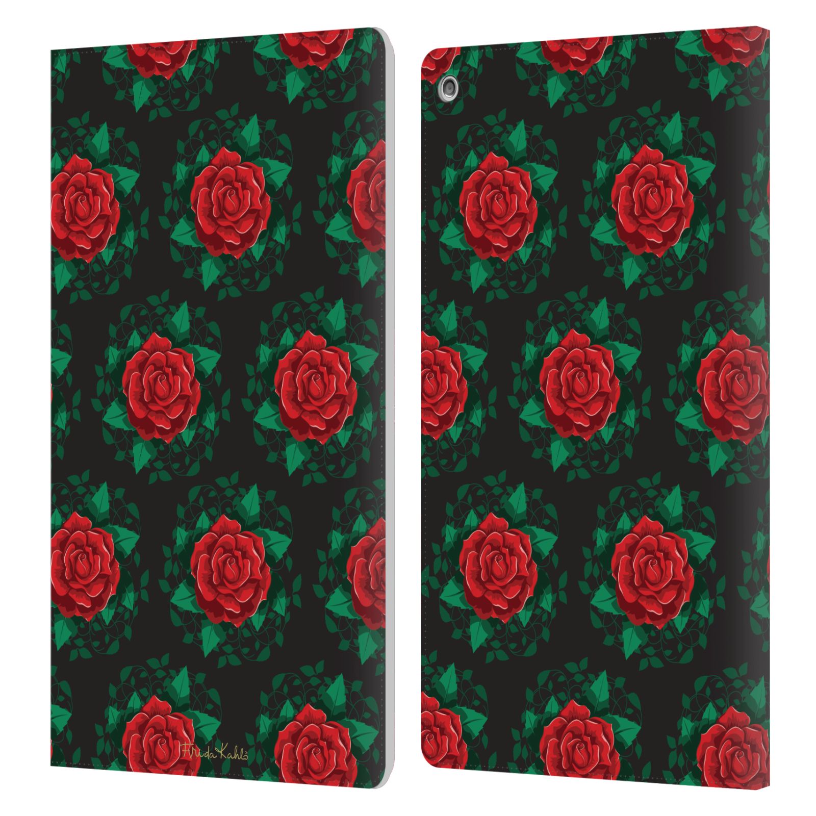 OFFICIAL FRIDA KAHLO ROSES LEATHER BOOK WALLET CASE COVER FOR AMAZON FIRE - 第 8/16 張圖片