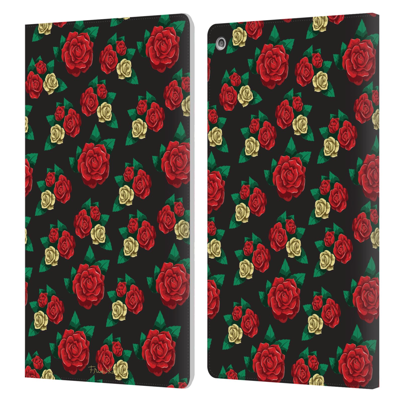 OFFICIAL FRIDA KAHLO ROSES LEATHER BOOK WALLET CASE COVER FOR AMAZON FIRE - 第 11/16 張圖片