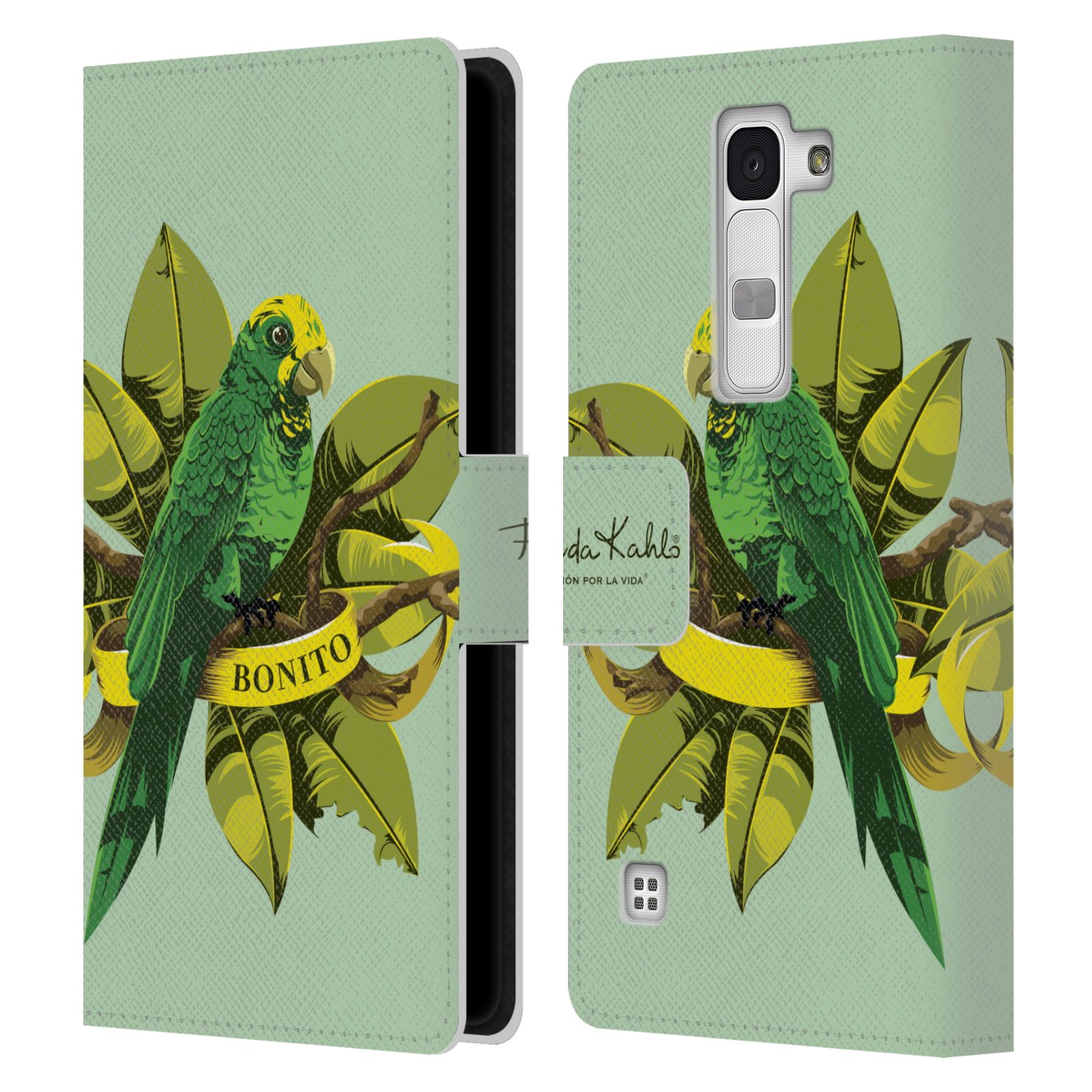 OFFICIAL FRIDA KAHLO TROPICAL LEATHER BOOK WALLET CASE COVER FOR LG PHONES 2 - Picture 7 of 16