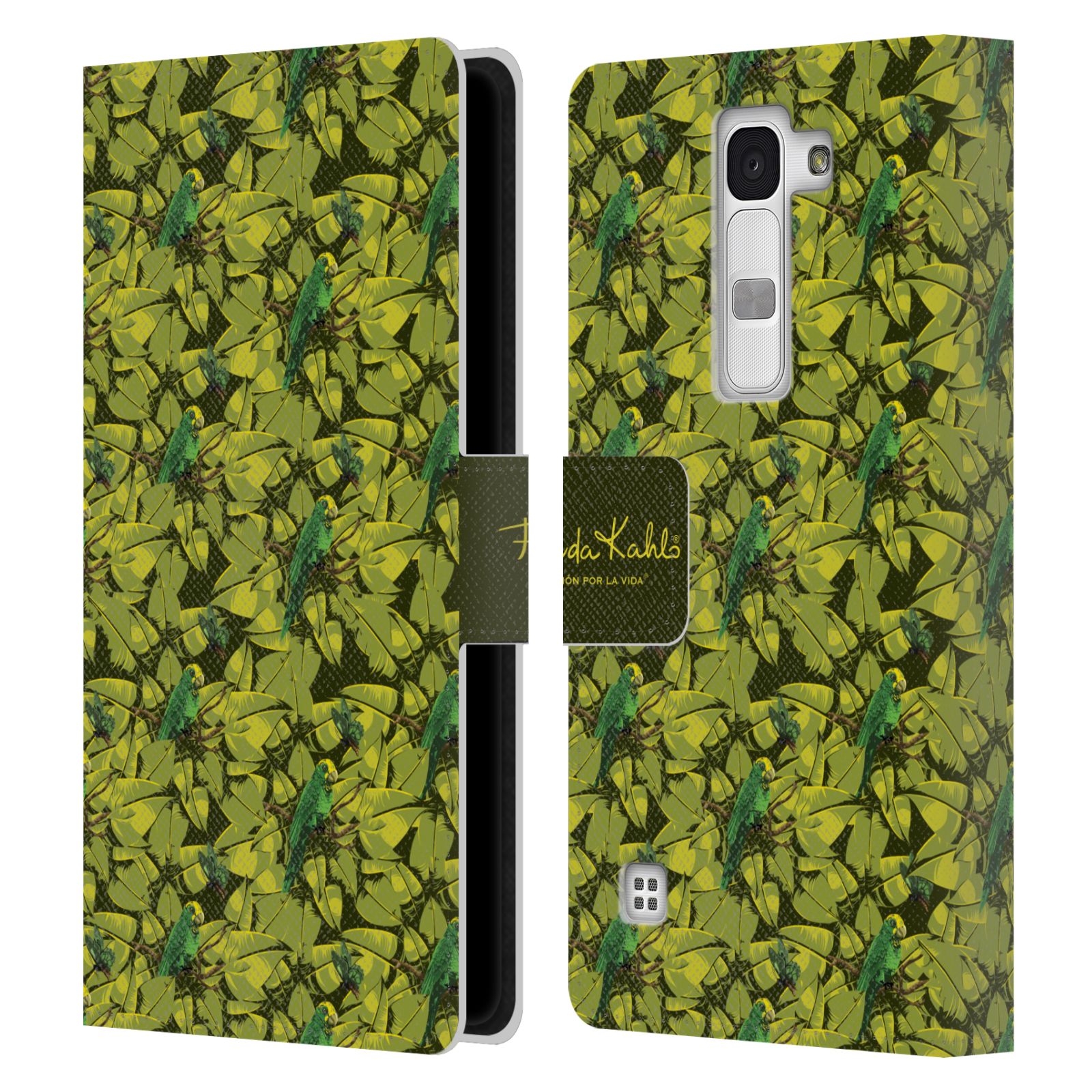 OFFICIAL FRIDA KAHLO TROPICAL LEATHER BOOK WALLET CASE COVER FOR LG PHONES 2 - Picture 8 of 16