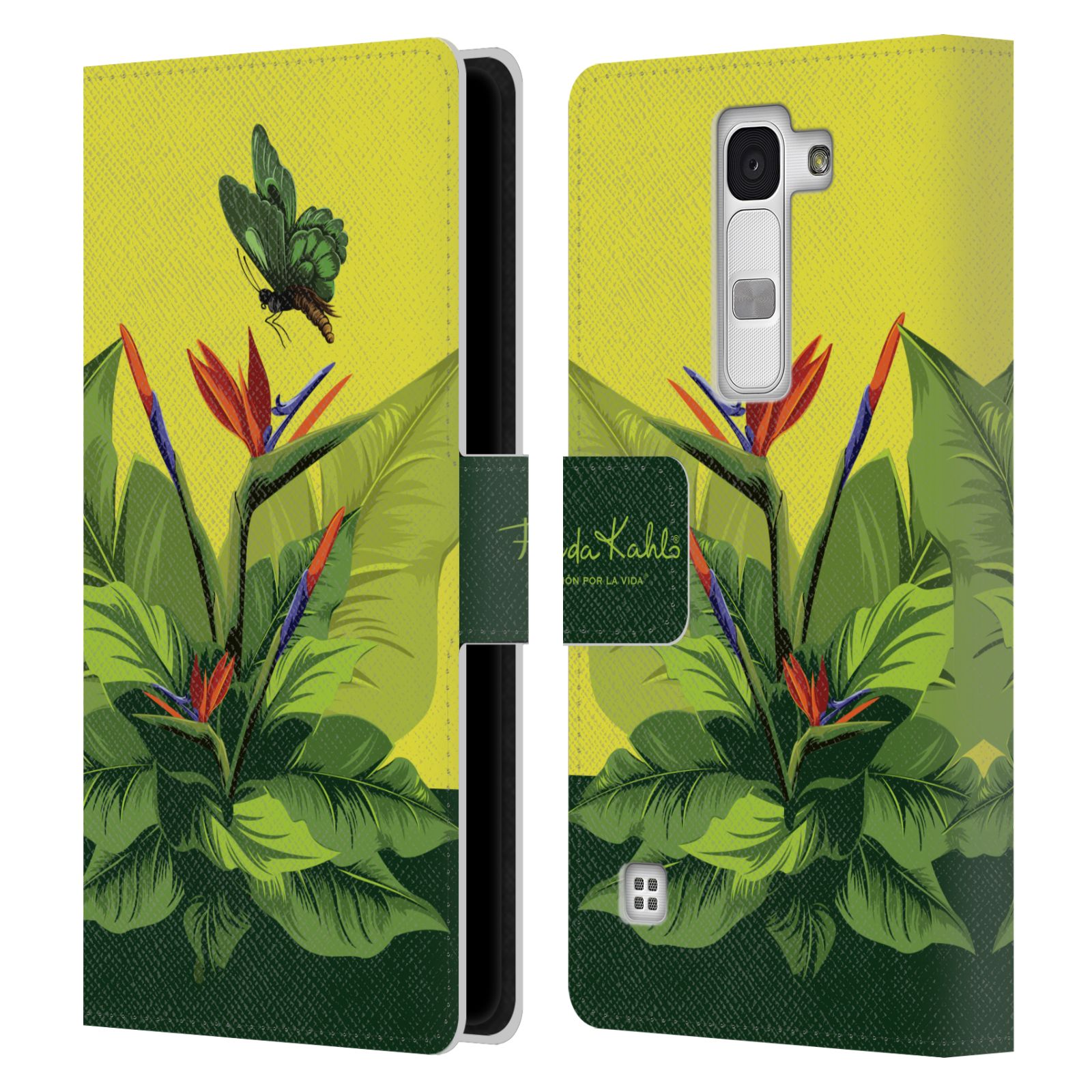 OFFICIAL FRIDA KAHLO TROPICAL LEATHER BOOK WALLET CASE COVER FOR LG PHONES 2 - Picture 11 of 16