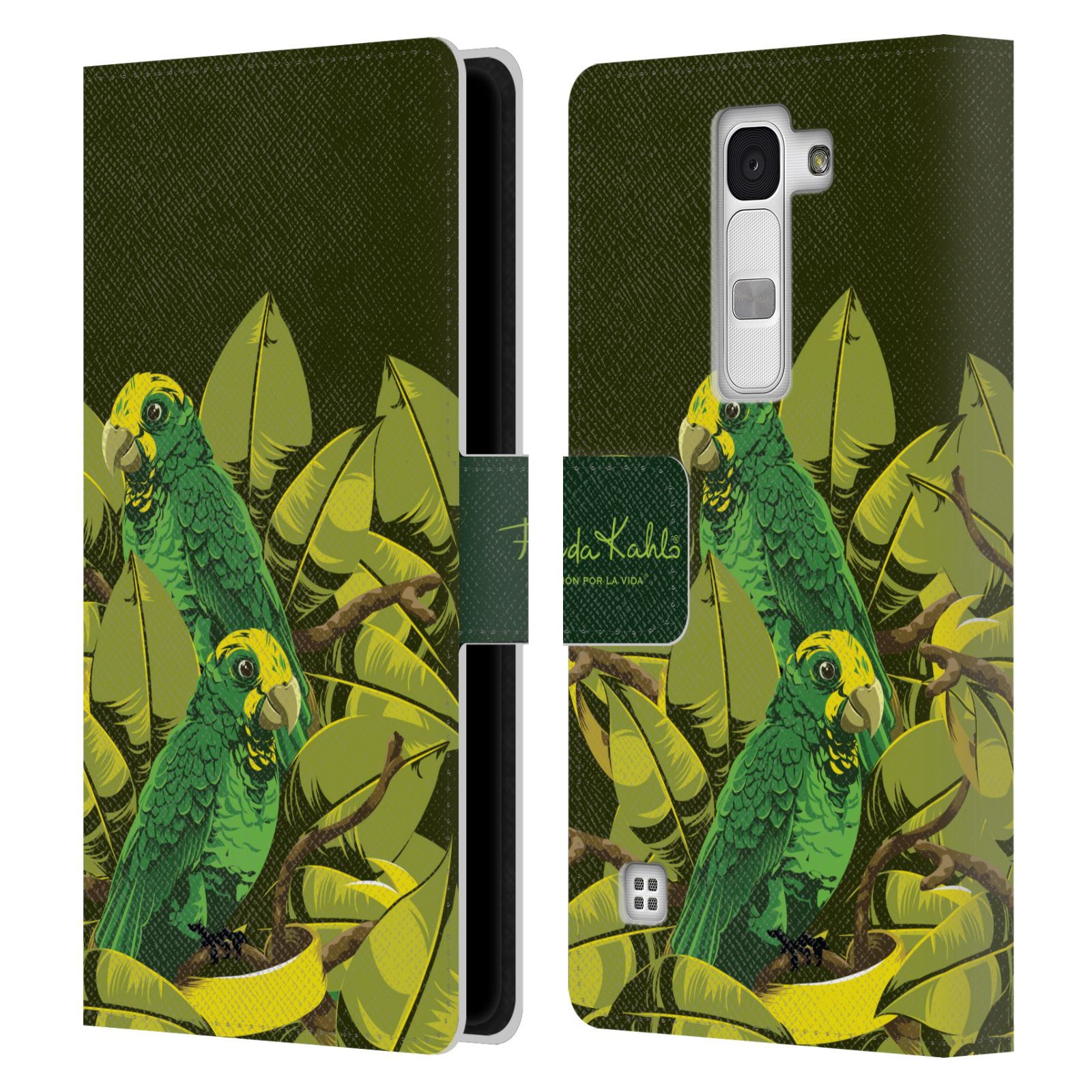 OFFICIAL FRIDA KAHLO TROPICAL LEATHER BOOK WALLET CASE COVER FOR LG PHONES 2 - Picture 12 of 16