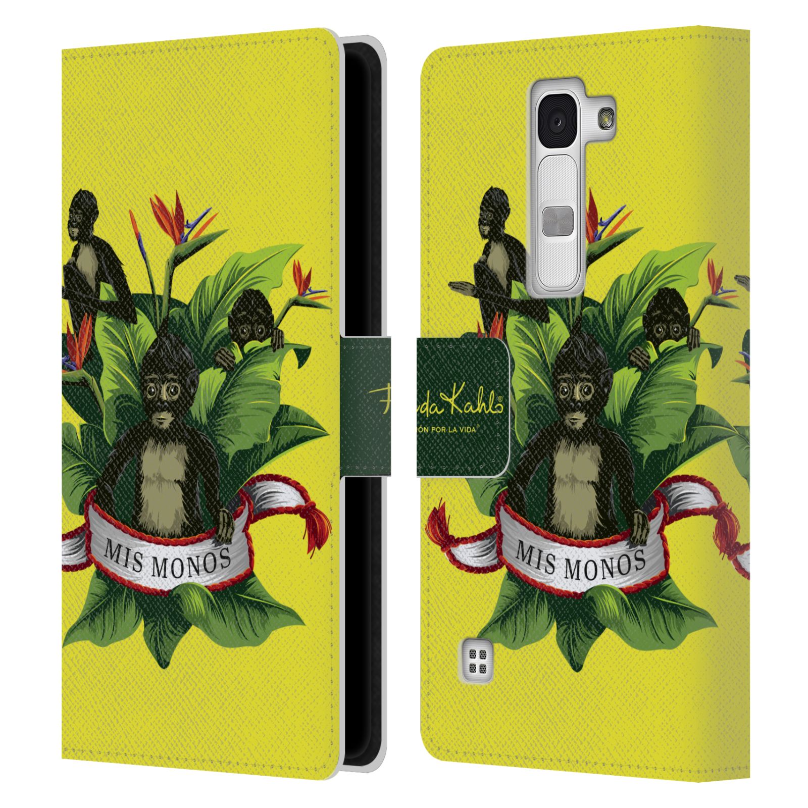 OFFICIAL FRIDA KAHLO TROPICAL LEATHER BOOK WALLET CASE COVER FOR LG PHONES 2 - Picture 15 of 16