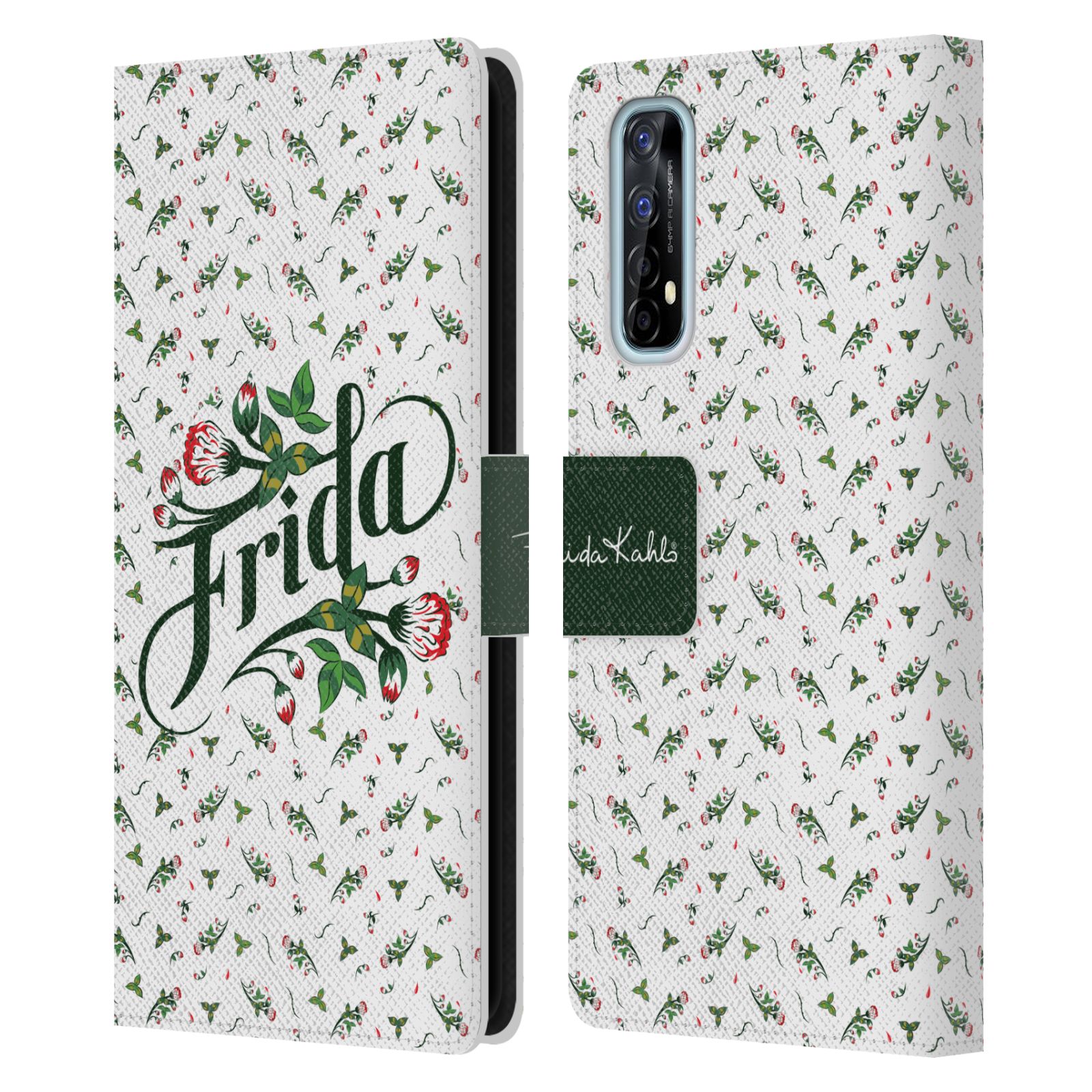 FUNDA BILLETERA OFICIAL FRIDA KAHLO TIPOGRAFÍA LIBRO LIBRO PARA TELÉFONOS REALME - Imagen 8 de 16