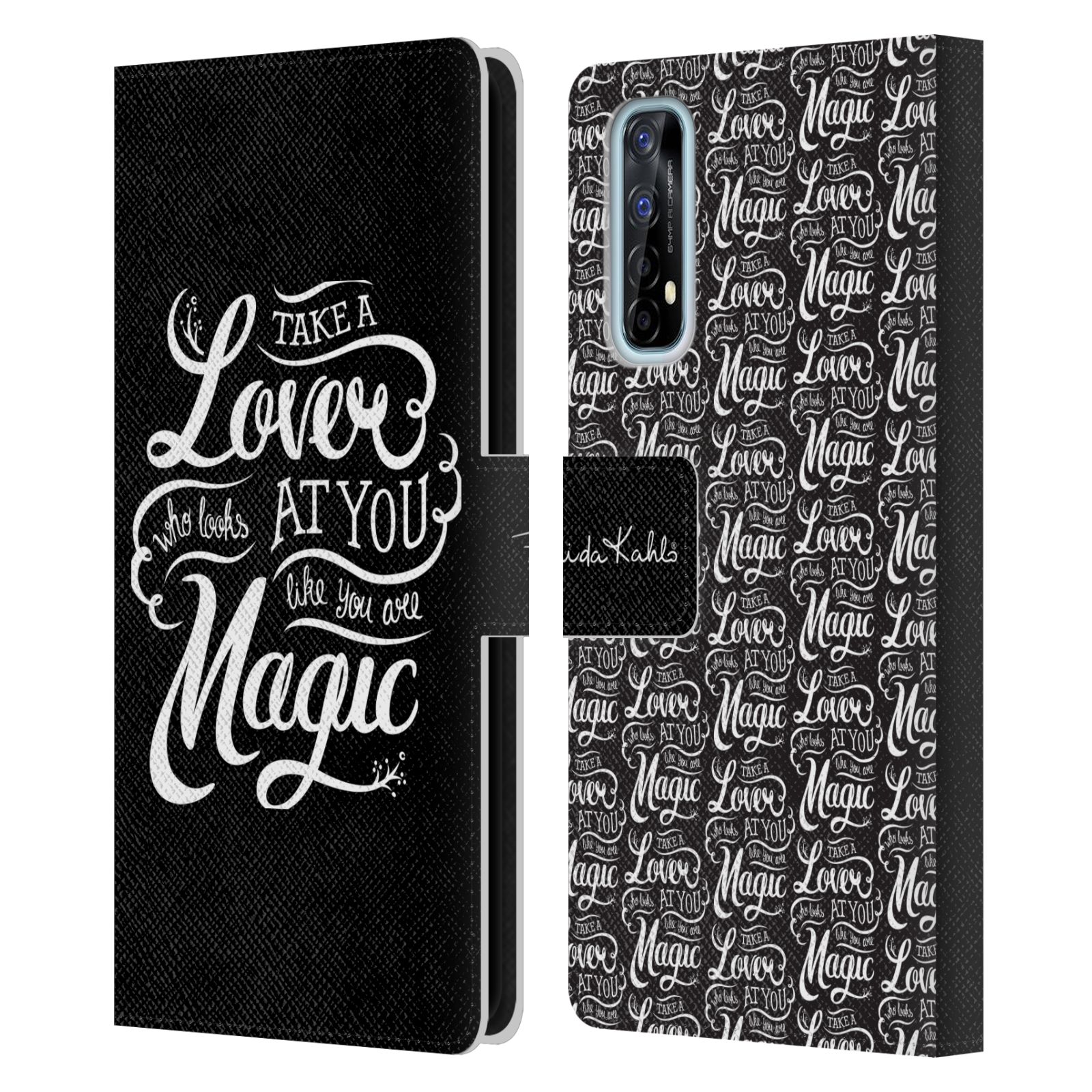 FUNDA BILLETERA OFICIAL FRIDA KAHLO TIPOGRAFÍA LIBRO LIBRO PARA TELÉFONOS REALME - Imagen 12 de 16