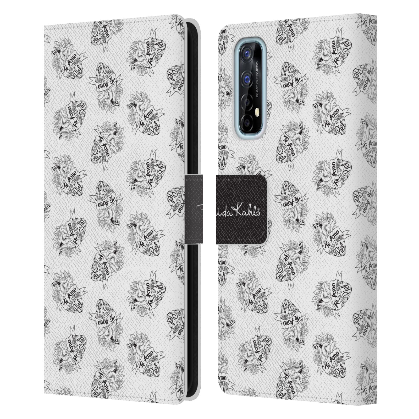FUNDA BILLETERA OFICIAL FRIDA KAHLO TIPOGRAFÍA LIBRO LIBRO PARA TELÉFONOS REALME - Imagen 16 de 16