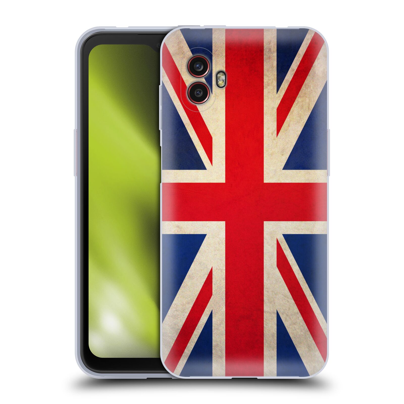 Silikonové pouzdro - Samsung Galaxy Xcover 6 Pro - Head Case - VLAJKA VELKÁ BRITÁNIE (Silikonový kryt, obal, pouzdro na mobilní telefon Samsung Galaxy Xcover 6 Pro s motivem VLAJKA VELKÁ BRITÁNIE)