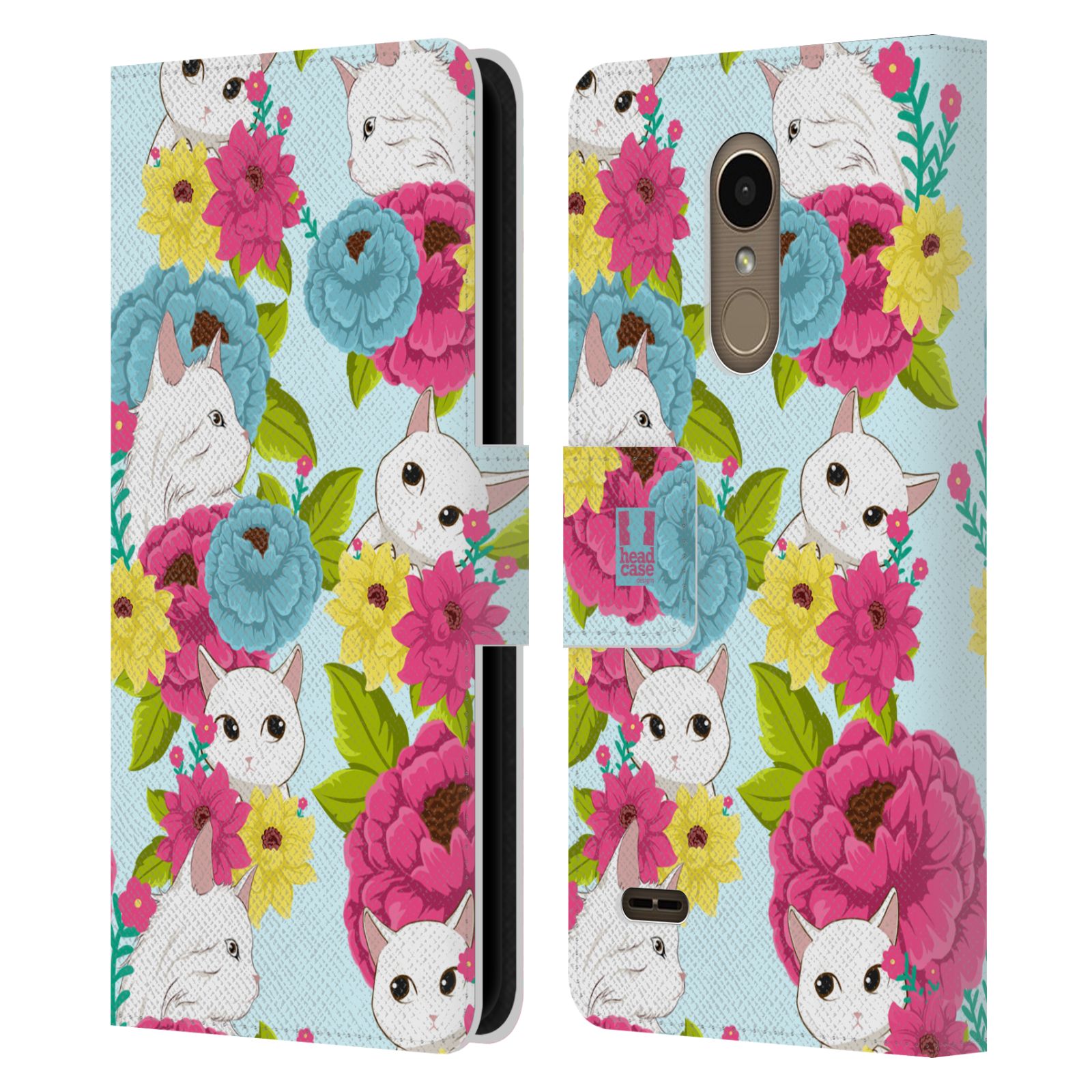 HEAD CASE DESIGNS FLORAL & ANIMAL PATTERN LEATHER BOOK CASE FOR LG PHONES 1 - Picture 7 of 7