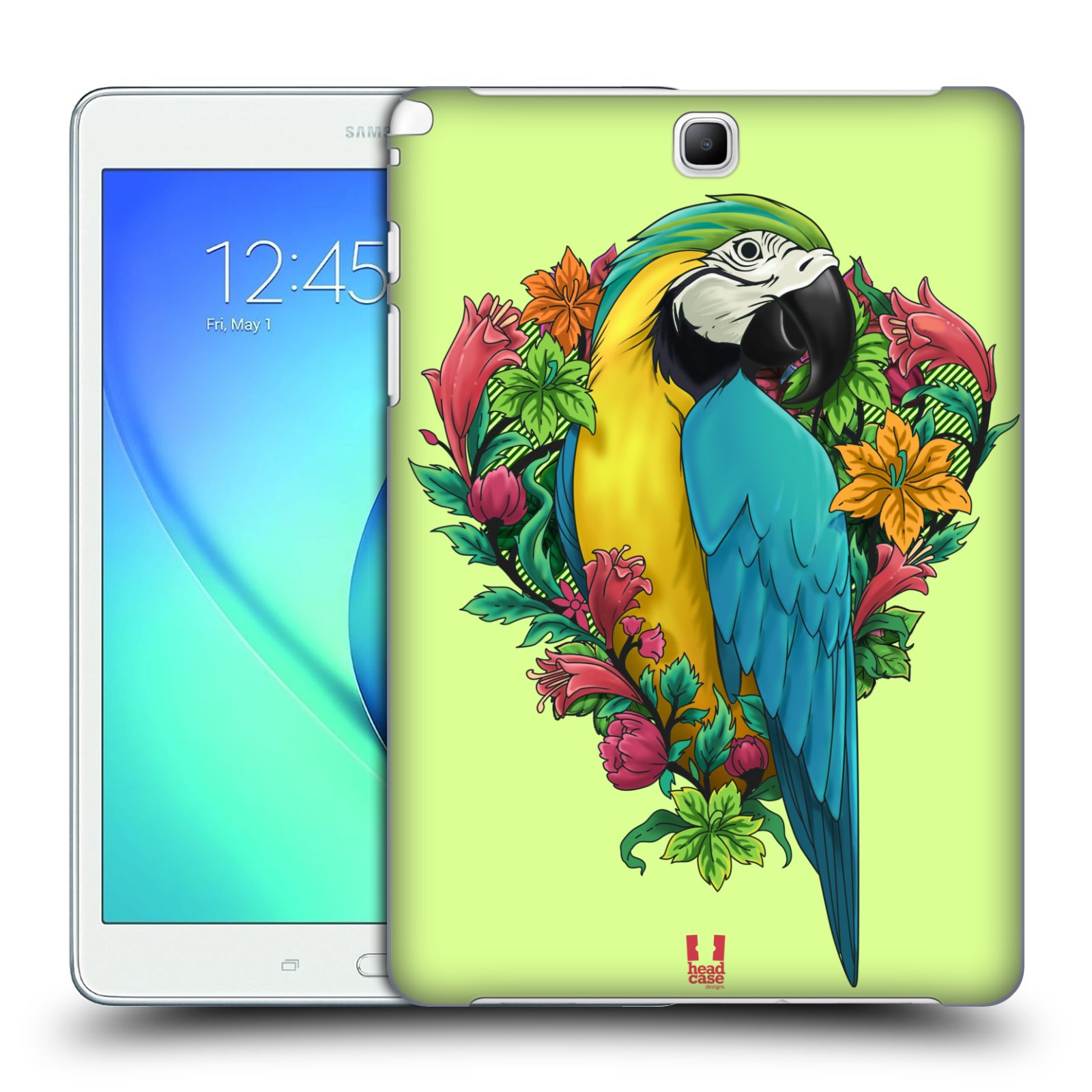 head case designs flora y fauna caso duro trasero para samsung