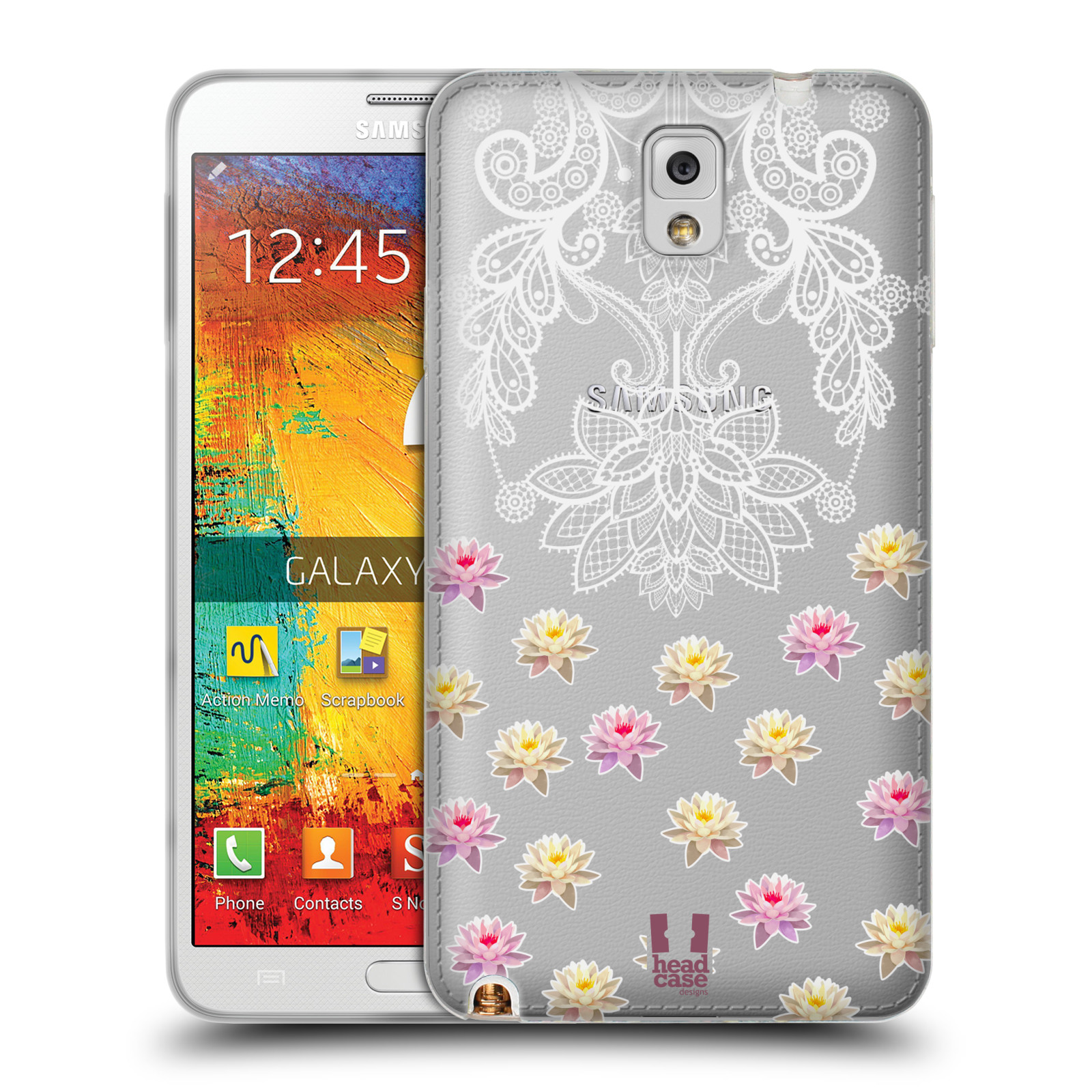 FUNDA HEAD CASE DESIGNS CON FLORES Y CORDONES DE GEL SUAVE PARA TELÉFONOS SAMSUNG 2 - Imagen 9 de 10