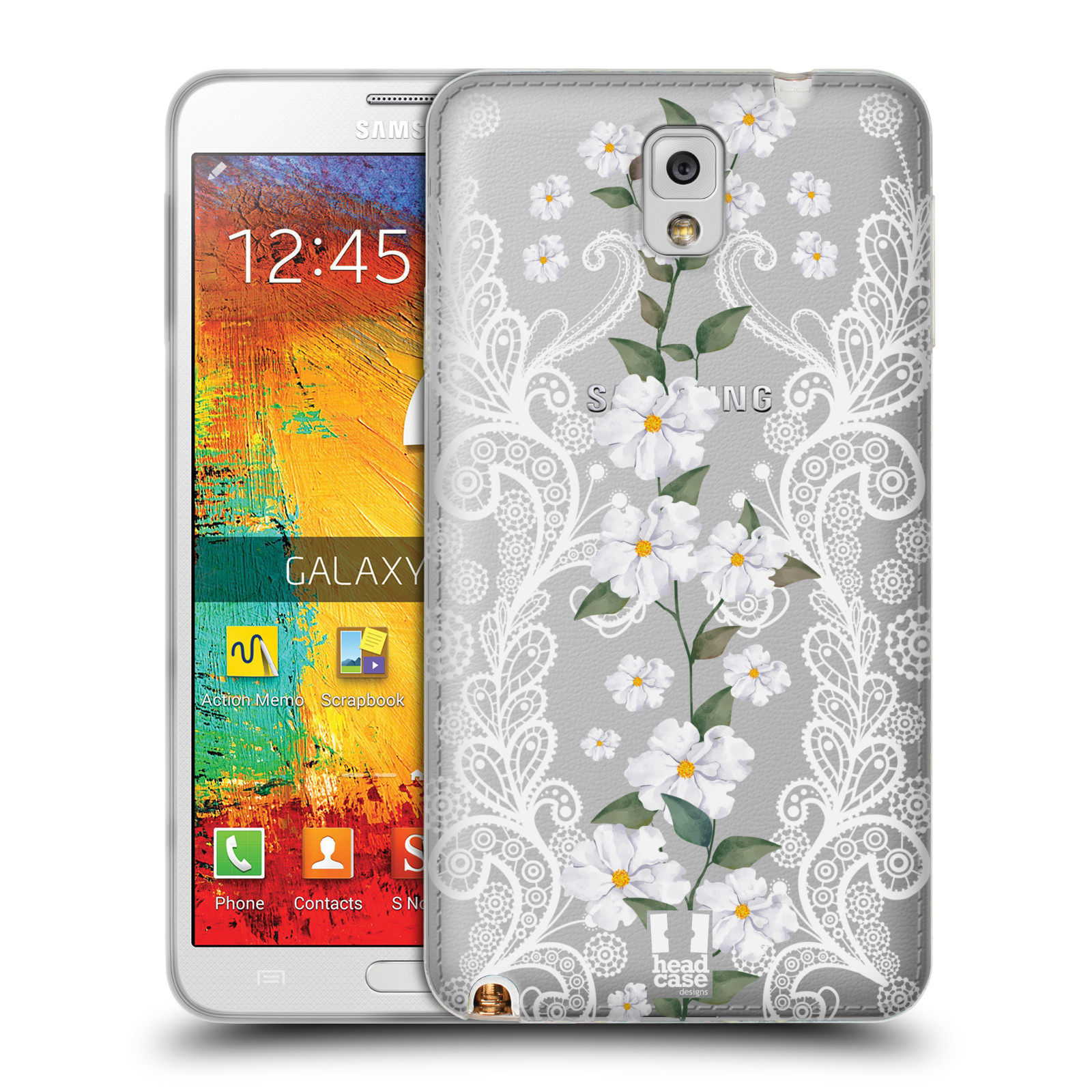 FUNDA HEAD CASE DESIGNS CON FLORES Y CORDONES DE GEL SUAVE PARA TELÉFONOS SAMSUNG 2 - Imagen 10 de 10