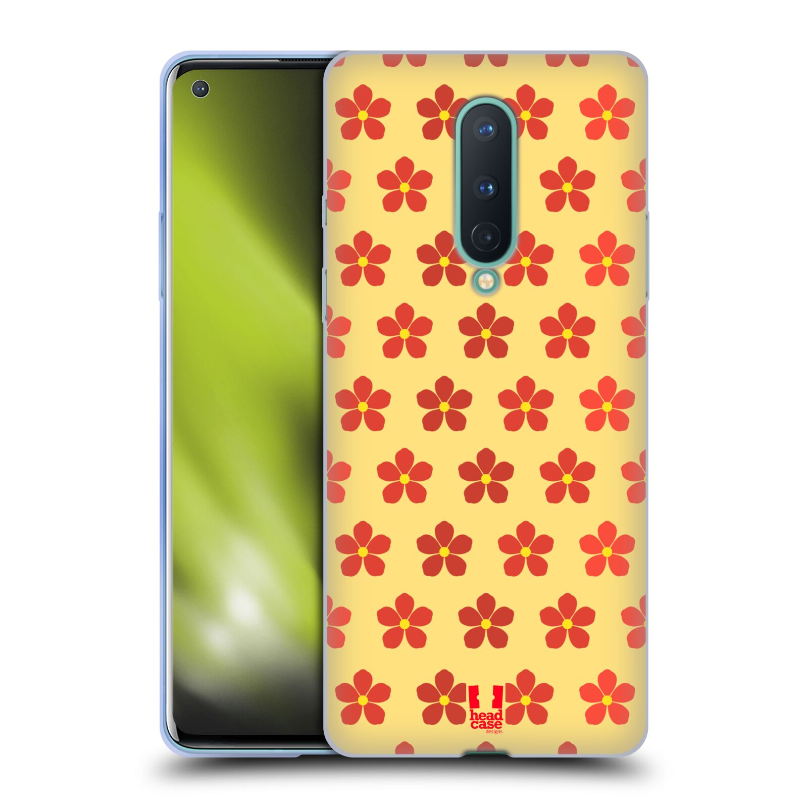 FUNDA HEAD CASE DESIGNS CON DIBUJO FLORAL DE GEL SUAVE PARA TELÉFONOS GOOGLE ONEPLUS - Imagen 8 de 13
