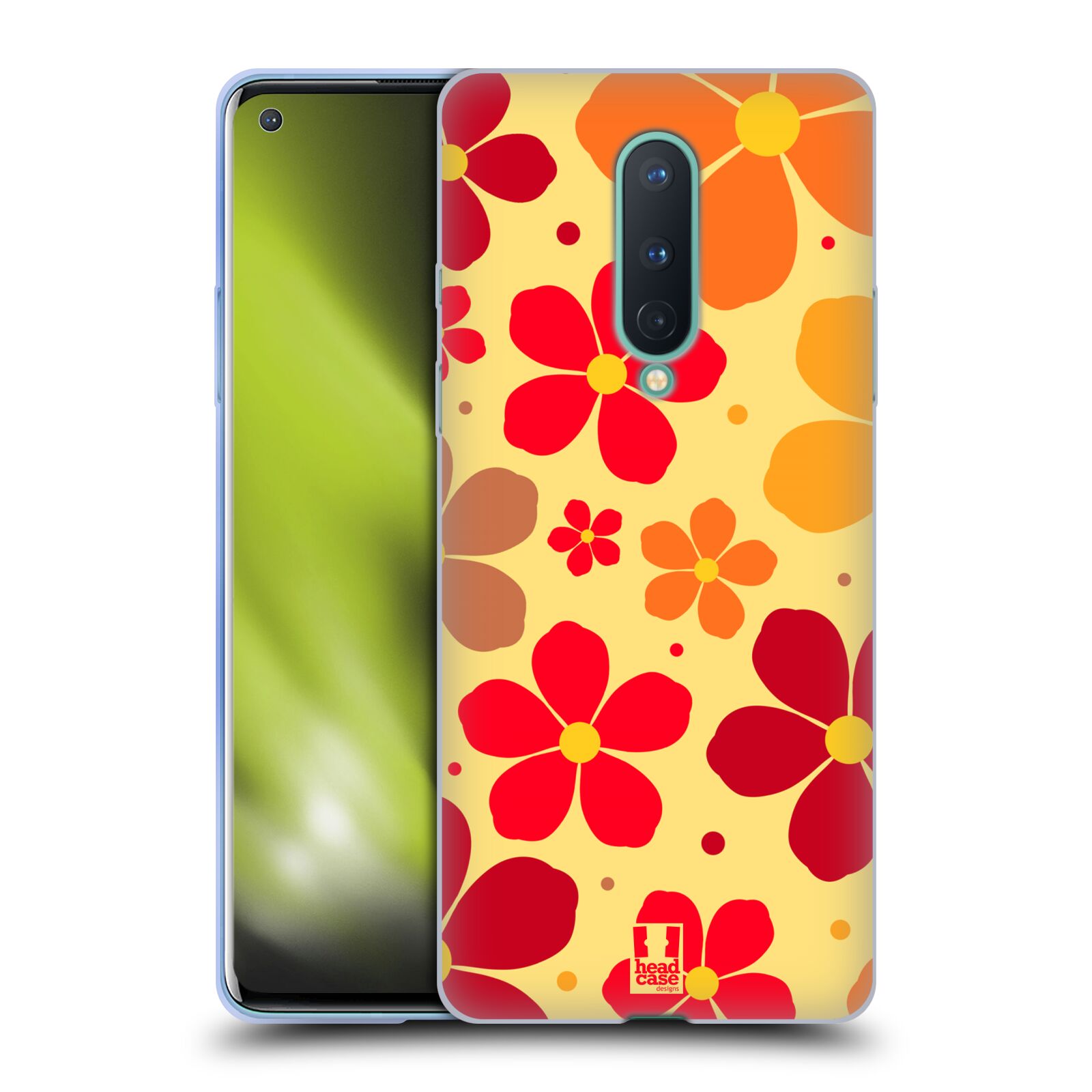 FUNDA HEAD CASE DESIGNS CON DIBUJO FLORAL DE GEL SUAVE PARA TELÉFONOS GOOGLE ONEPLUS - Imagen 11 de 13