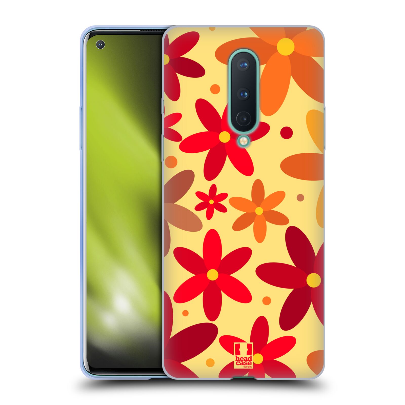 FUNDA HEAD CASE DESIGNS CON DIBUJO FLORAL DE GEL SUAVE PARA TELÉFONOS GOOGLE ONEPLUS - Imagen 13 de 13