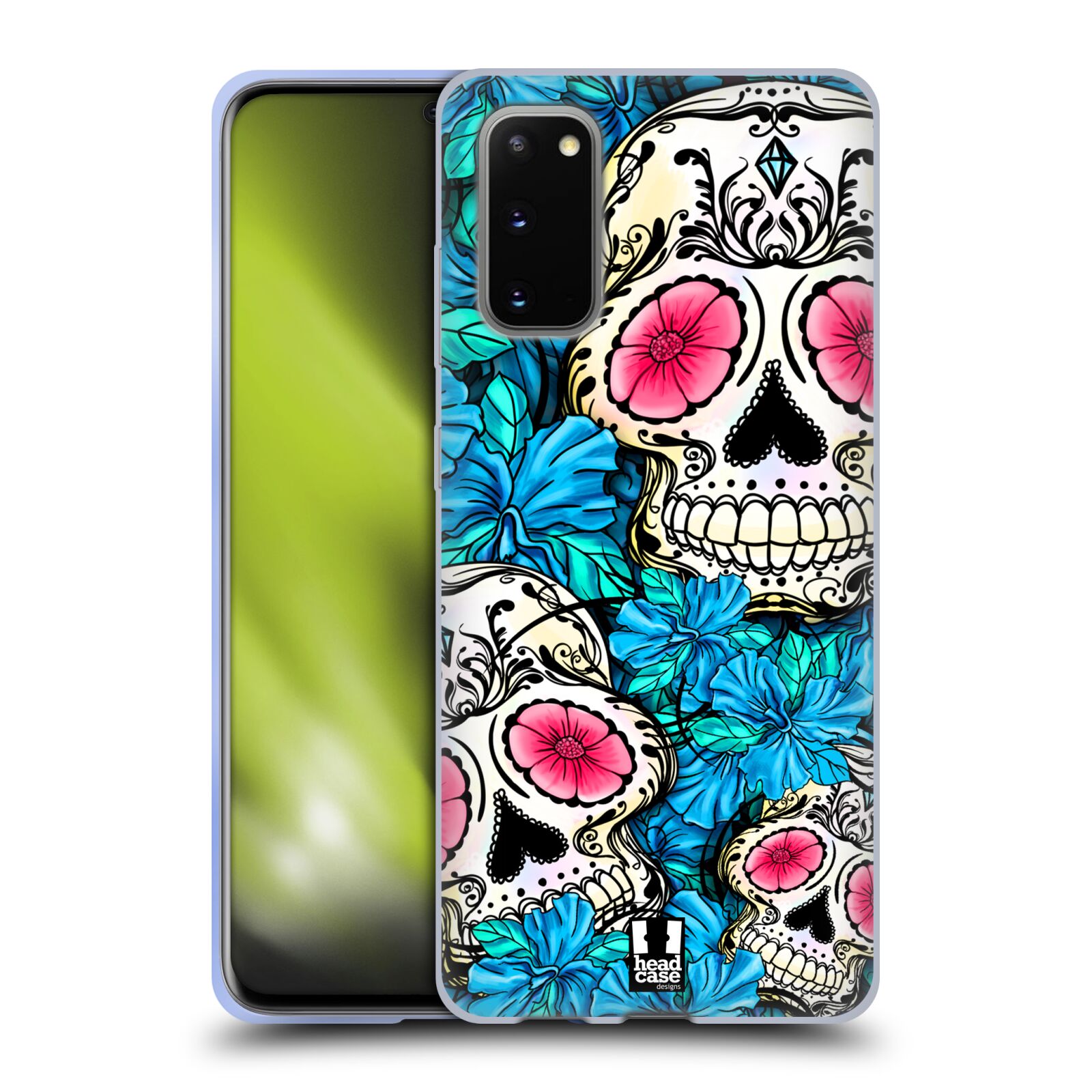 HEAD CASE DESIGNS FLORID OF SKULLS WEICHE GEL-HÜLLE FÜR SAMSUNG HANDYS 1 - Bild 8 von 12