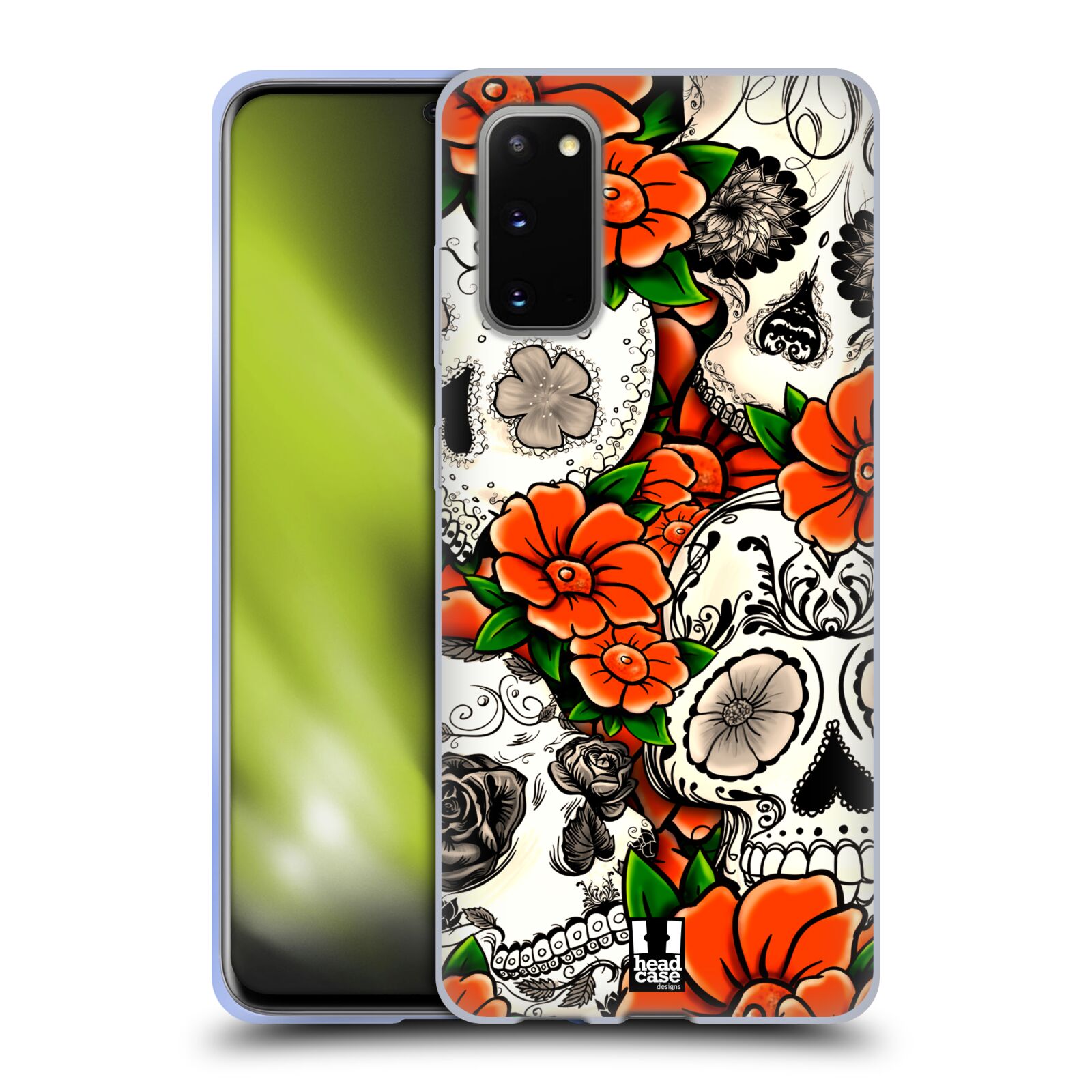 HEAD CASE DESIGNS FLORID OF SKULLS WEICHE GEL-HÜLLE FÜR SAMSUNG HANDYS 1 - Bild 10 von 12