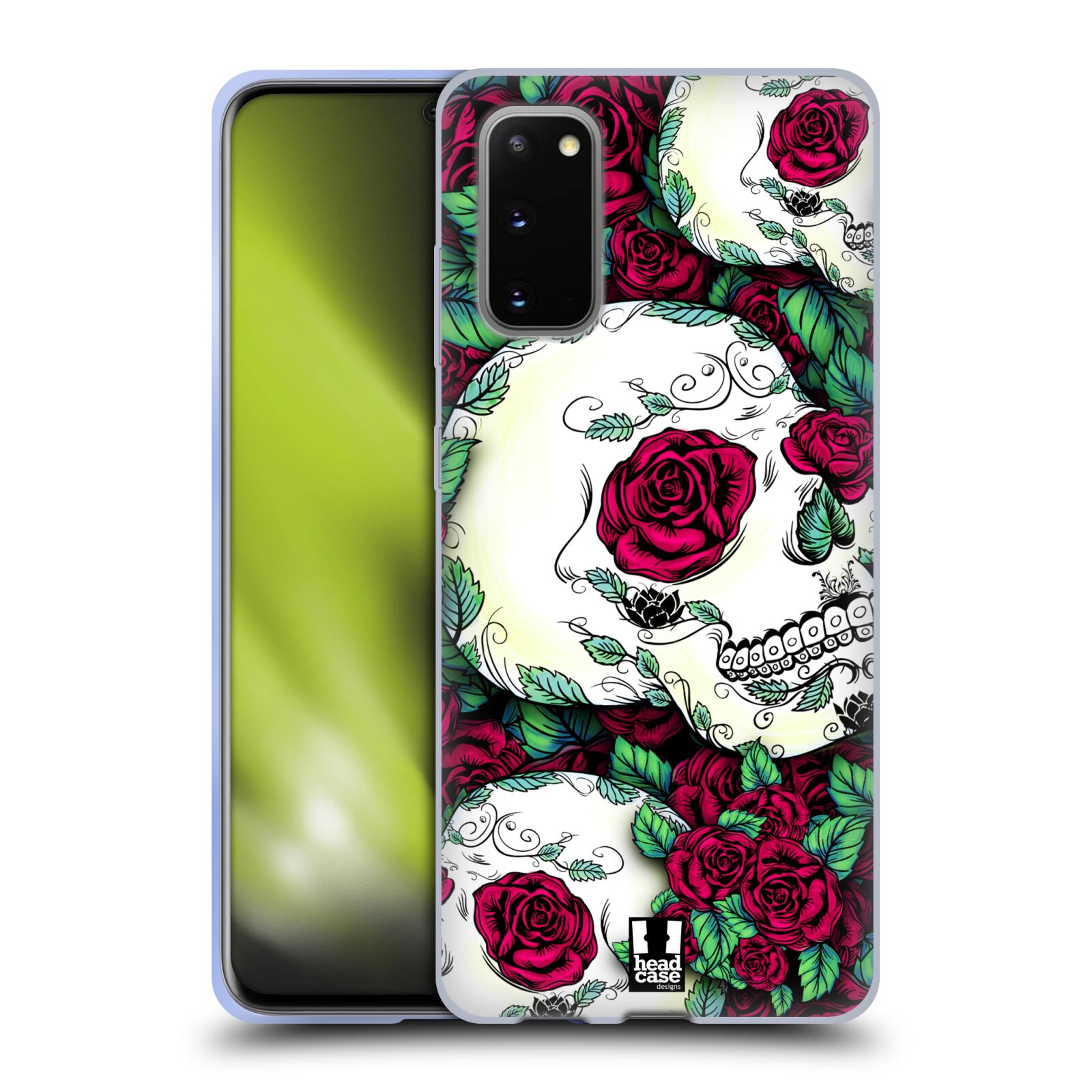 HEAD CASE DESIGNS FLORID OF SKULLS WEICHE GEL-HÜLLE FÜR SAMSUNG HANDYS 1 - Bild 11 von 12