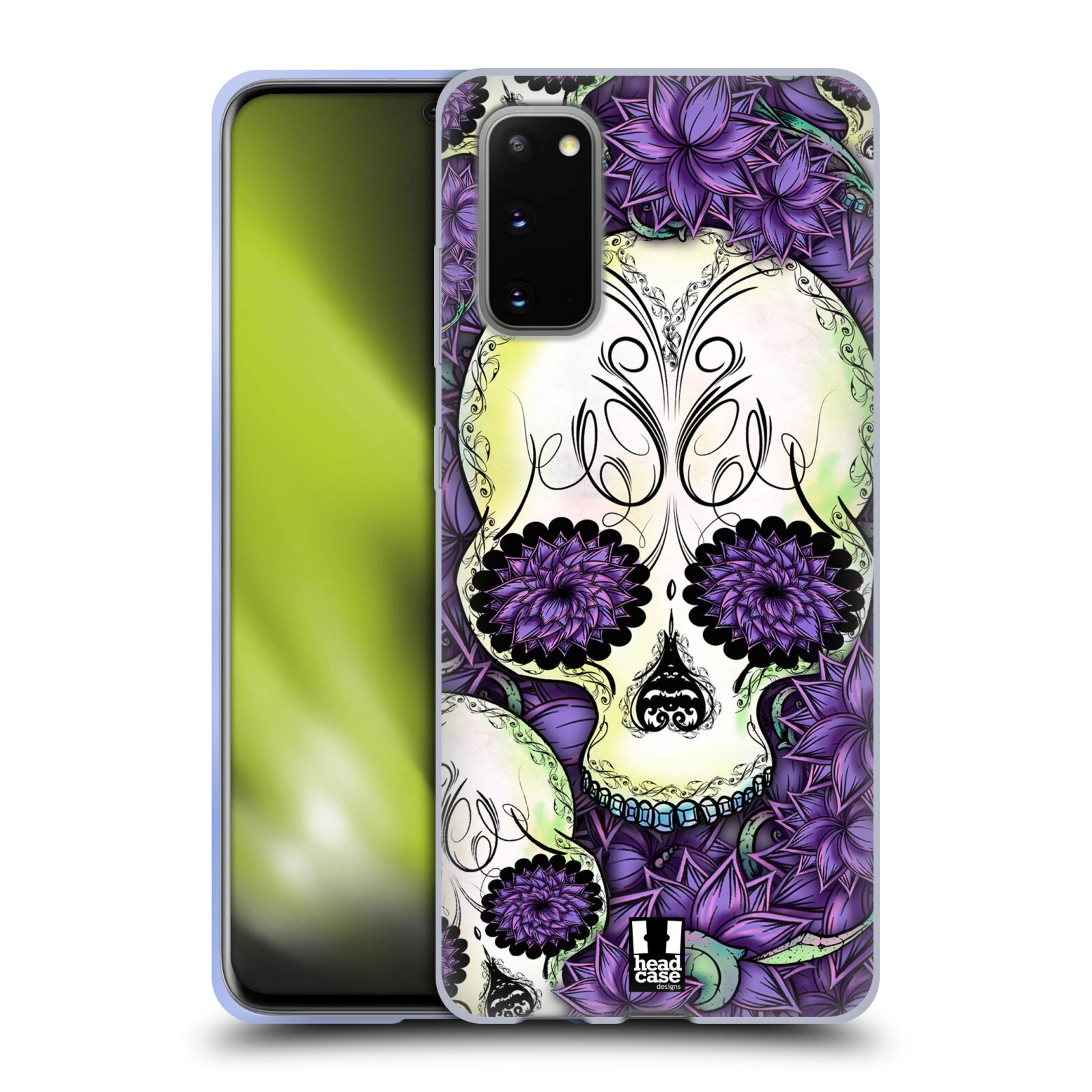 HEAD CASE DESIGNS FLORID OF SKULLS WEICHE GEL-HÜLLE FÜR SAMSUNG HANDYS 1 - Bild 12 von 12