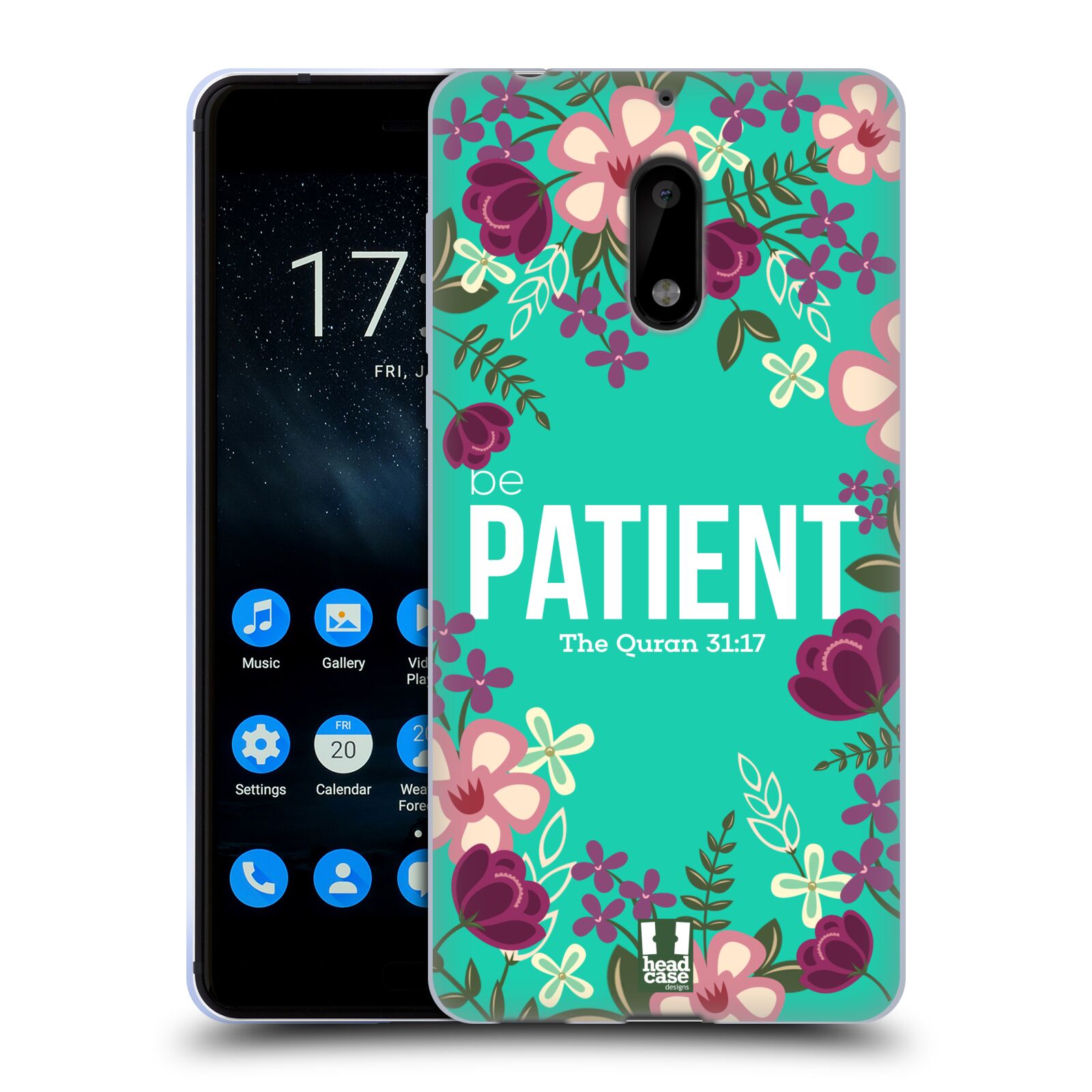 CUSTODIA HEAD CASE DESIGNS VERSI FLOREALI MORBIDA GEL PER TELEFONI NOKIA 1 - Foto 10 di 12