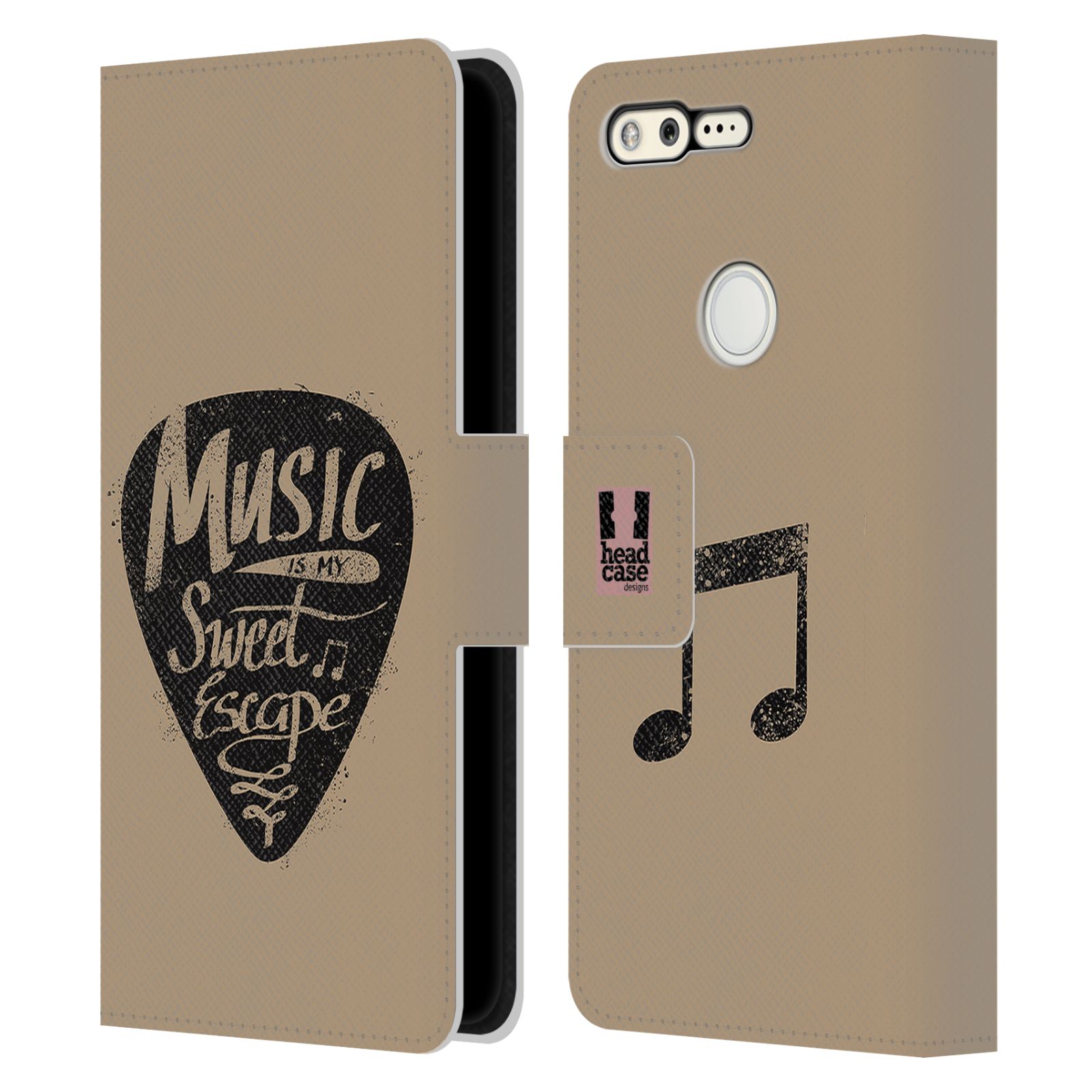 HEAD CASE DESIGNS ALL ABOUT MUSIC LEATHER BOOK WALLET CASE FOR GOOGLE PHONES - Picture 9 of 17