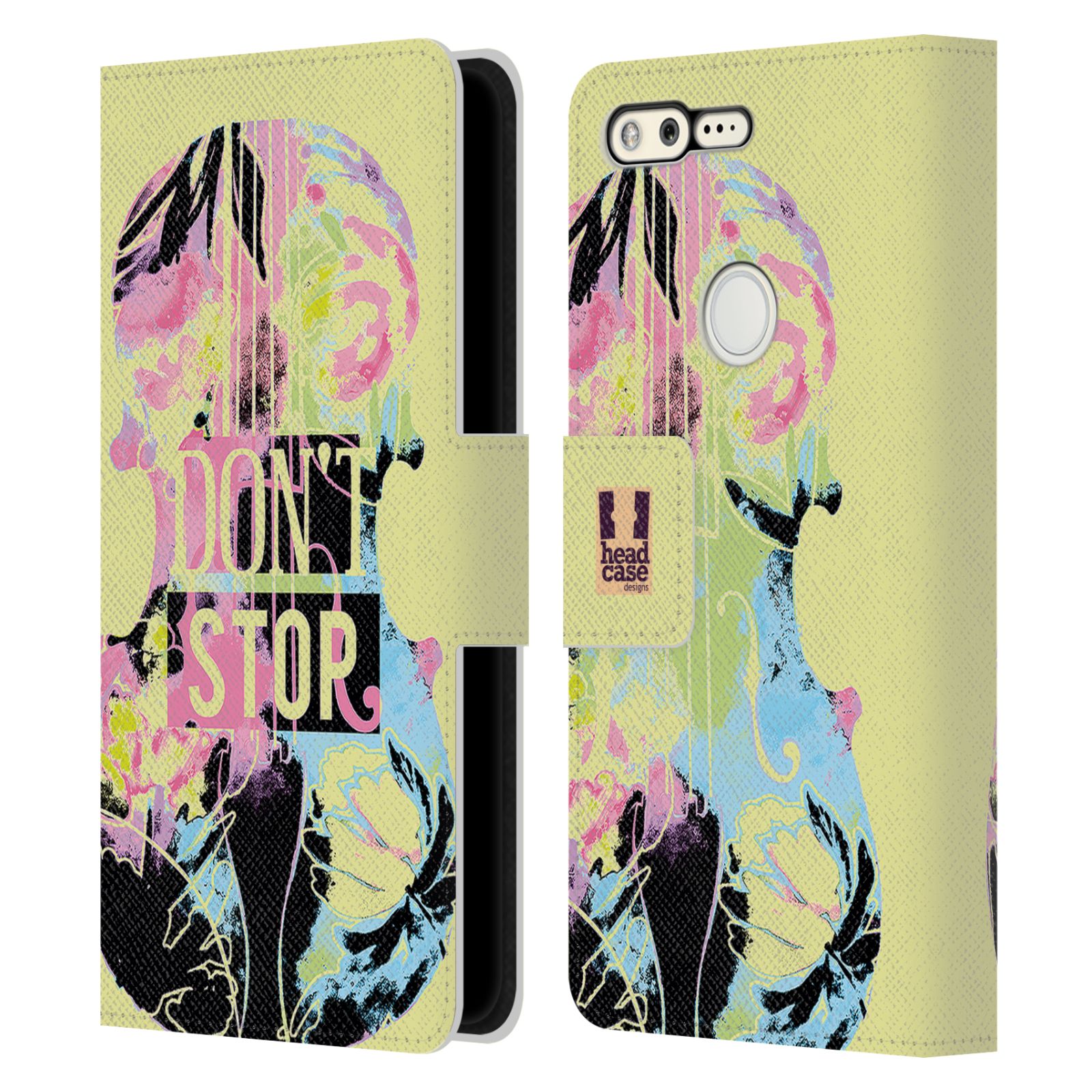 HEAD CASE DESIGNS ALL ABOUT MUSIC LEATHER BOOK WALLET CASE FOR GOOGLE PHONES - Picture 16 of 17