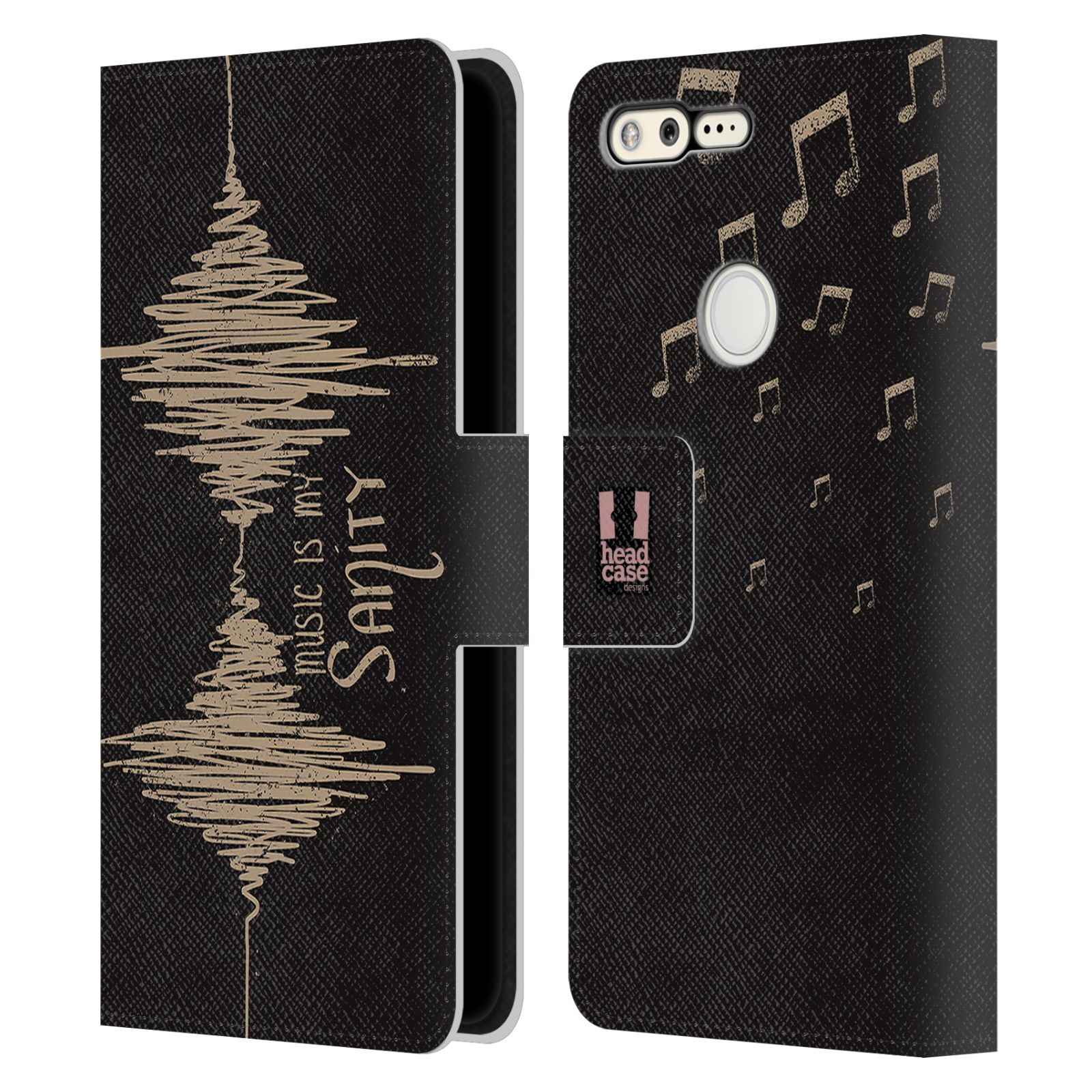 HEAD CASE DESIGNS ALL ABOUT MUSIC LEATHER BOOK WALLET CASE FOR GOOGLE PHONES - Picture 17 of 17