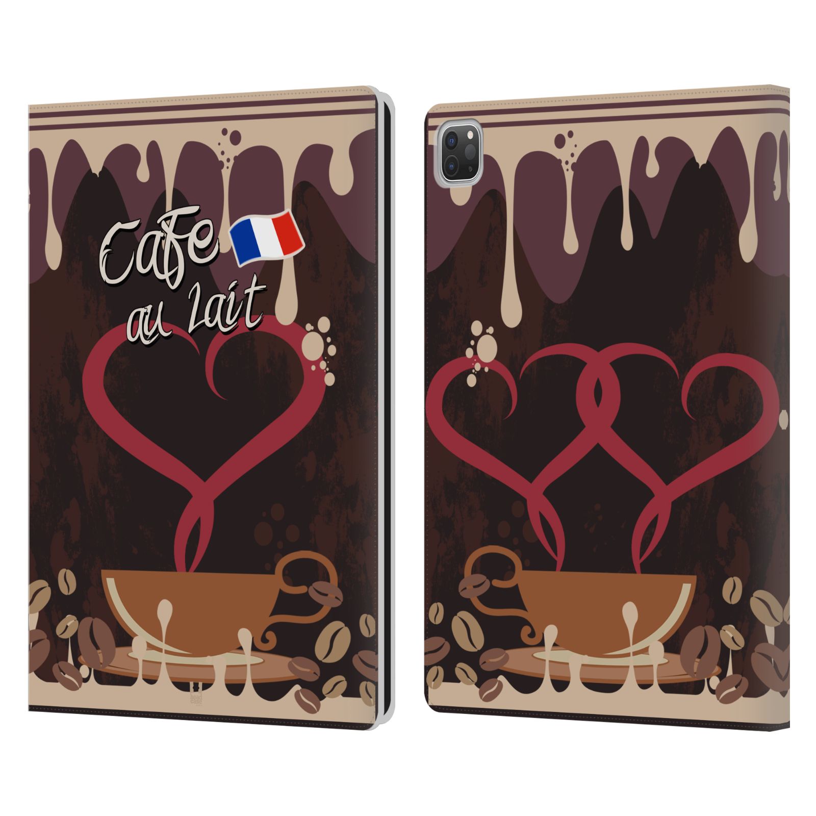HEAD CASE DESIGNS COFFEE ADDICTS LEATHER BOOK WALLET CASE COVER FOR APPLE iPAD - Picture 7 of 16
