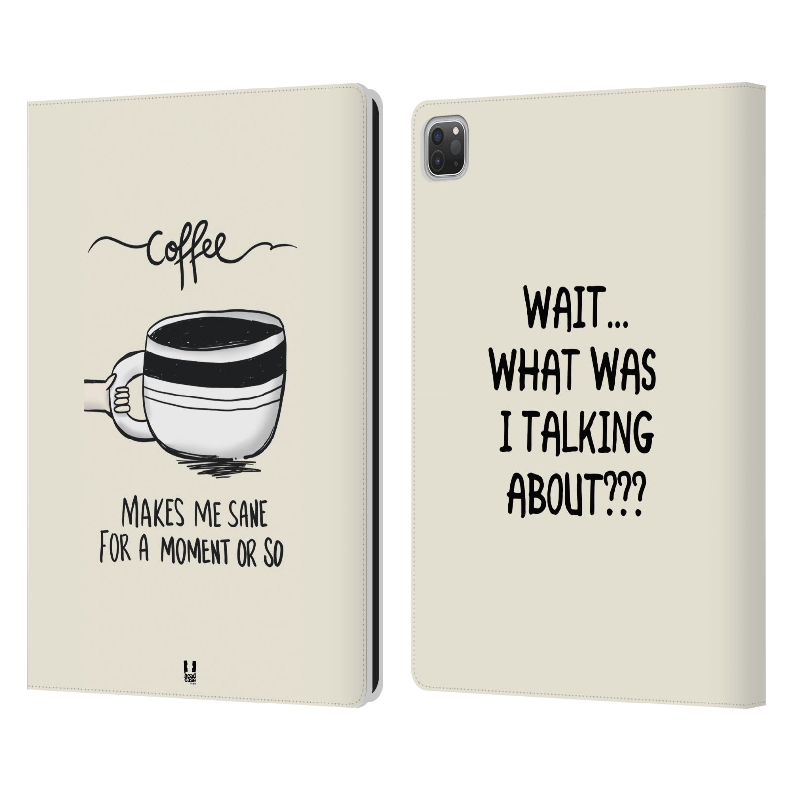 HEAD CASE DESIGNS COFFEE ADDICTS LEATHER BOOK WALLET CASE COVER FOR APPLE iPAD - Picture 16 of 16