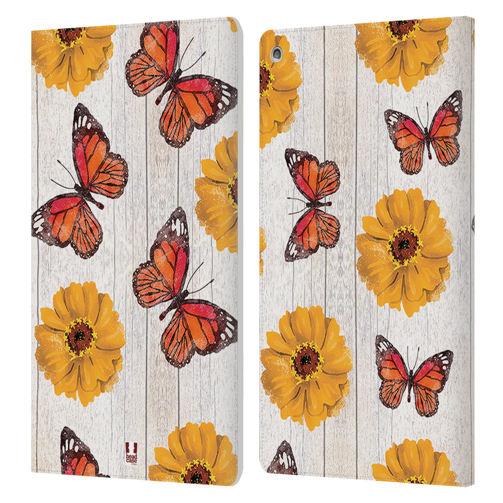 FUNDA BILLETERA HEAD CASE DESIGNS CON DIBUJO DE CAMPO LIBRO LIBRO PARA AMAZON FIRE - Imagen 10 de 16