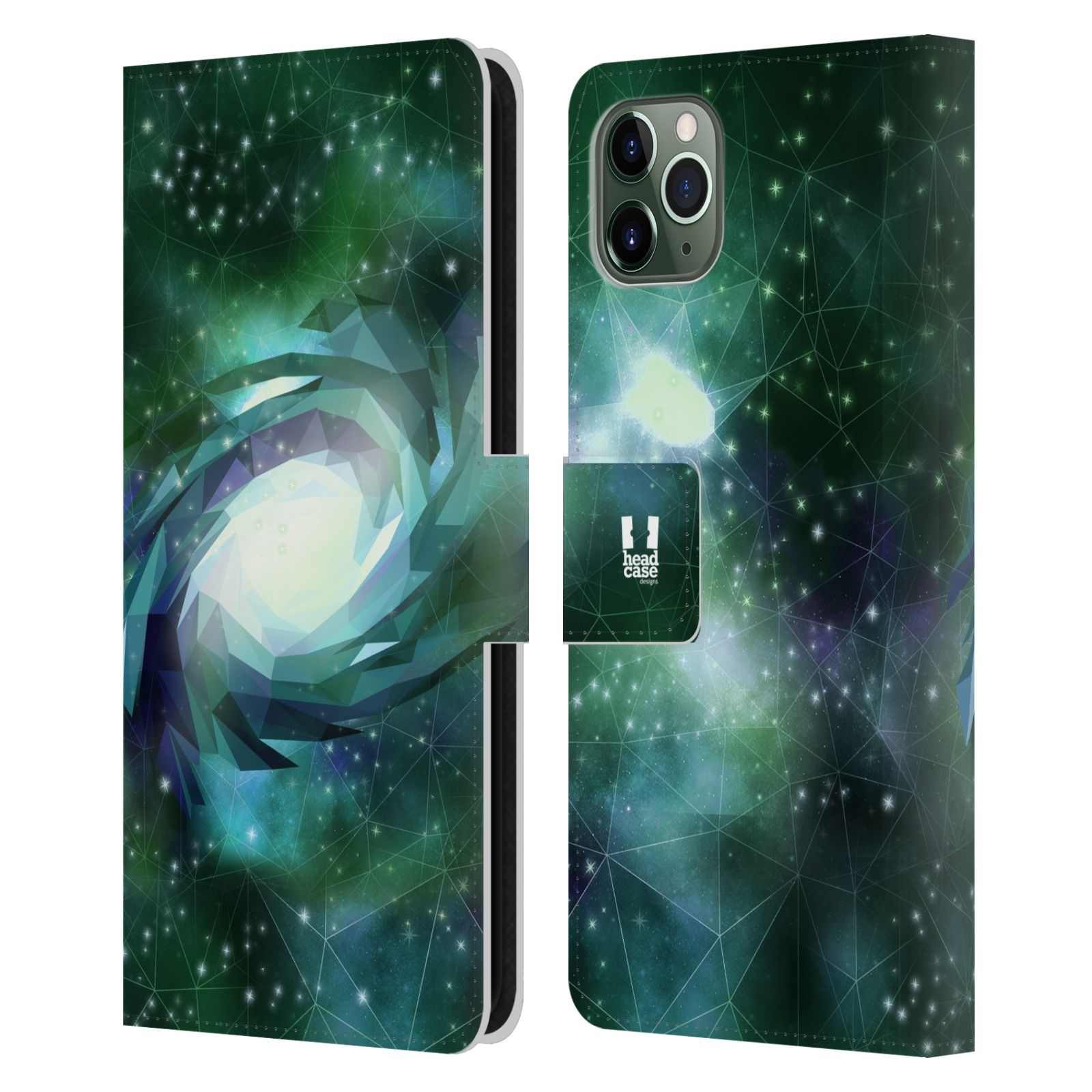 HEAD CASE DESIGNS DISCOVERING UNIVERSE LEATHER BOOK CASE FOR APPLE iPHONE PHONES - Picture 8 of 16