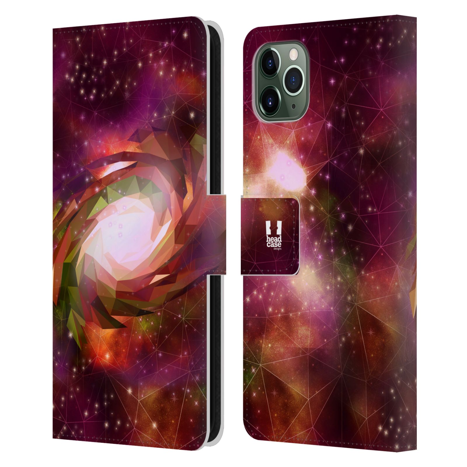 HEAD CASE DESIGNS DISCOVERING UNIVERSE LEATHER BOOK CASE FOR APPLE iPHONE PHONES - Picture 14 of 16