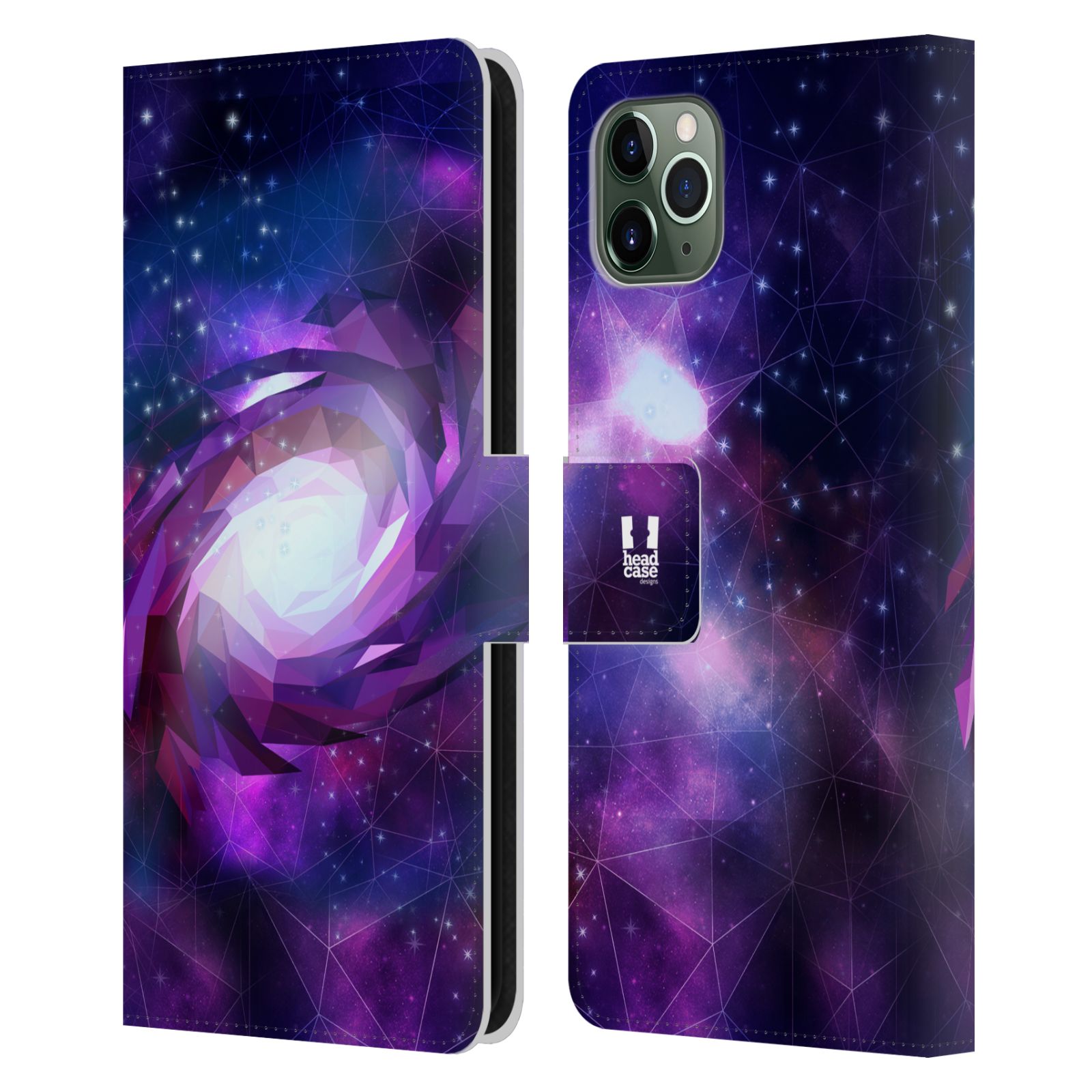 HEAD CASE DESIGNS DISCOVERING UNIVERSE LEATHER BOOK CASE FOR APPLE iPHONE PHONES - Picture 16 of 16