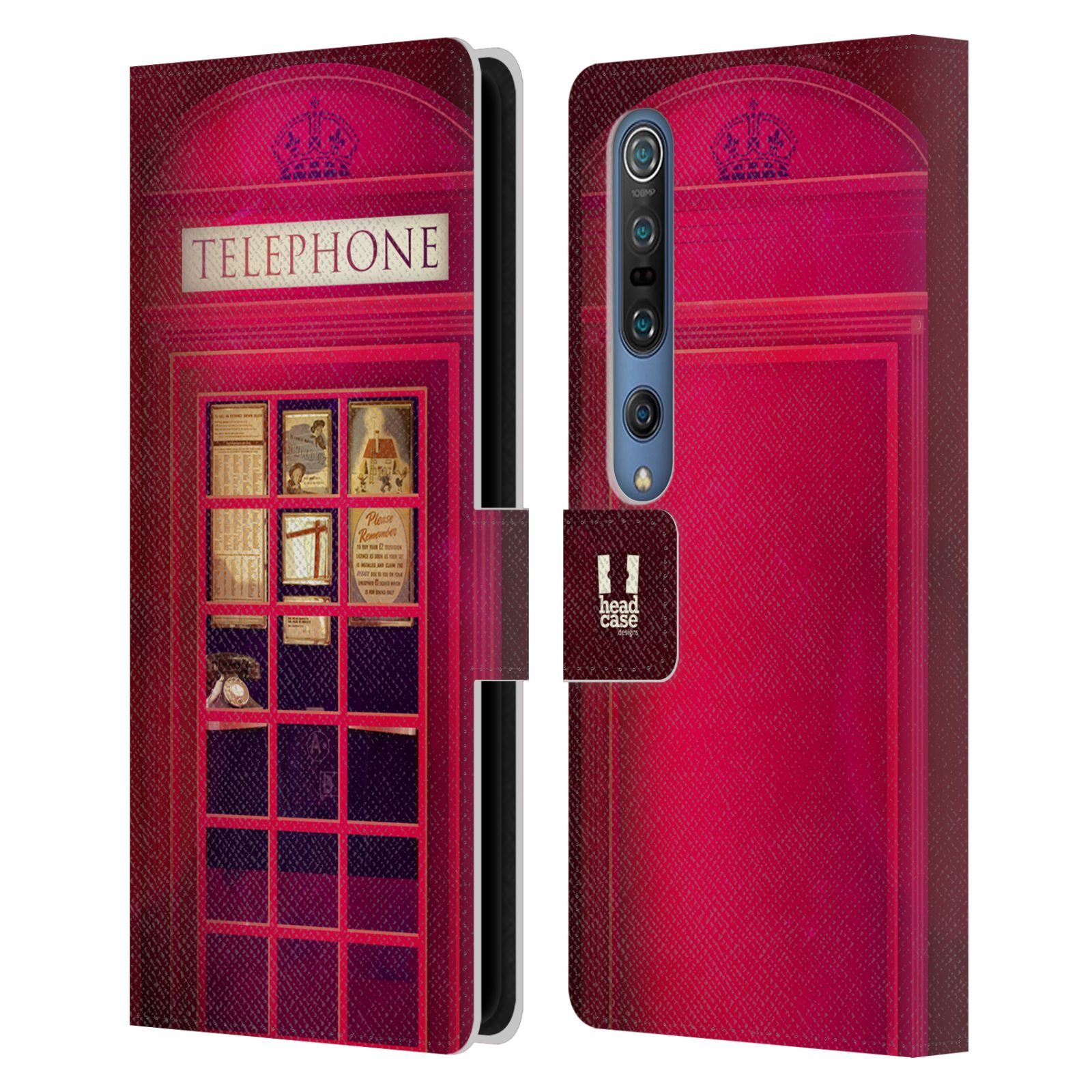 HEAD CASE DESIGNS I LOVE LONDON LEATHER BOOK WALLET CASE COVER FOR XIAOMI PHONES - Picture 7 of 16