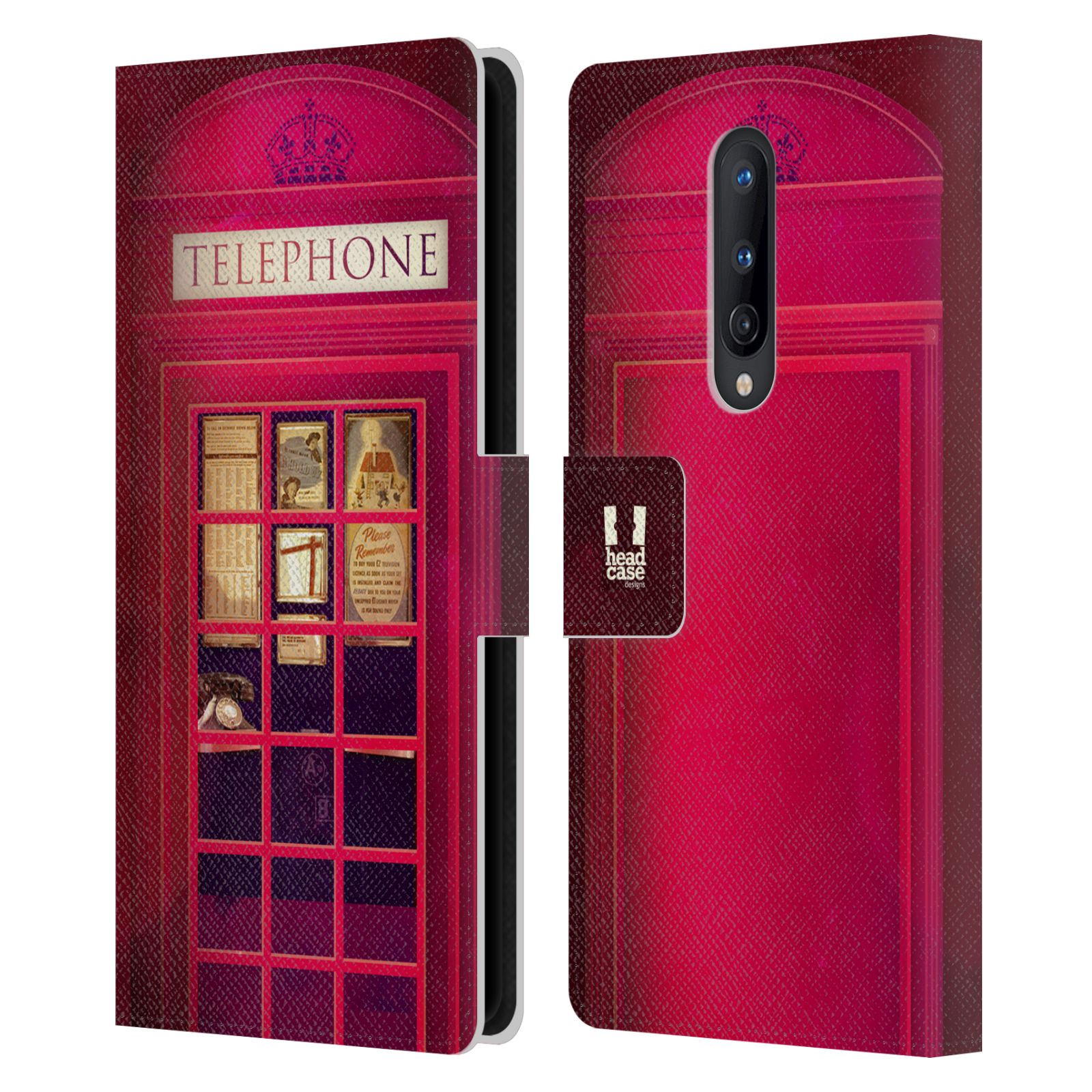 HEAD CASE DESIGNS I LOVE LONDON LEATHER BOOK WALLET CASE FOR ONEPLUS PHONES - Picture 7 of 16
