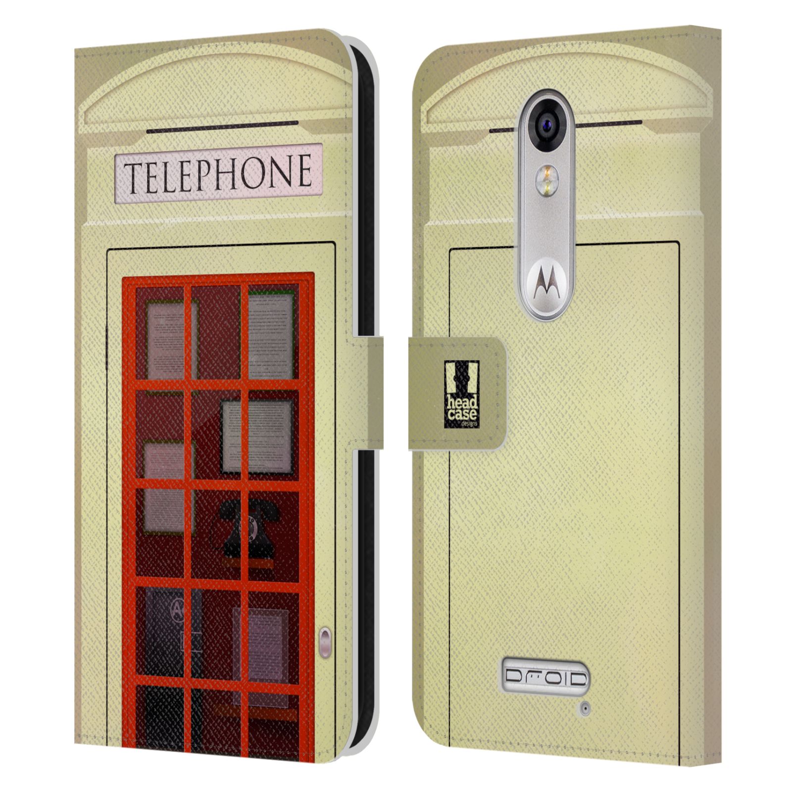 HEAD CASE DESIGNS I LOVE LONDON LEATHER BOOK WALLET CASE FOR MOTOROLA PHONES 2 - Picture 8 of 16
